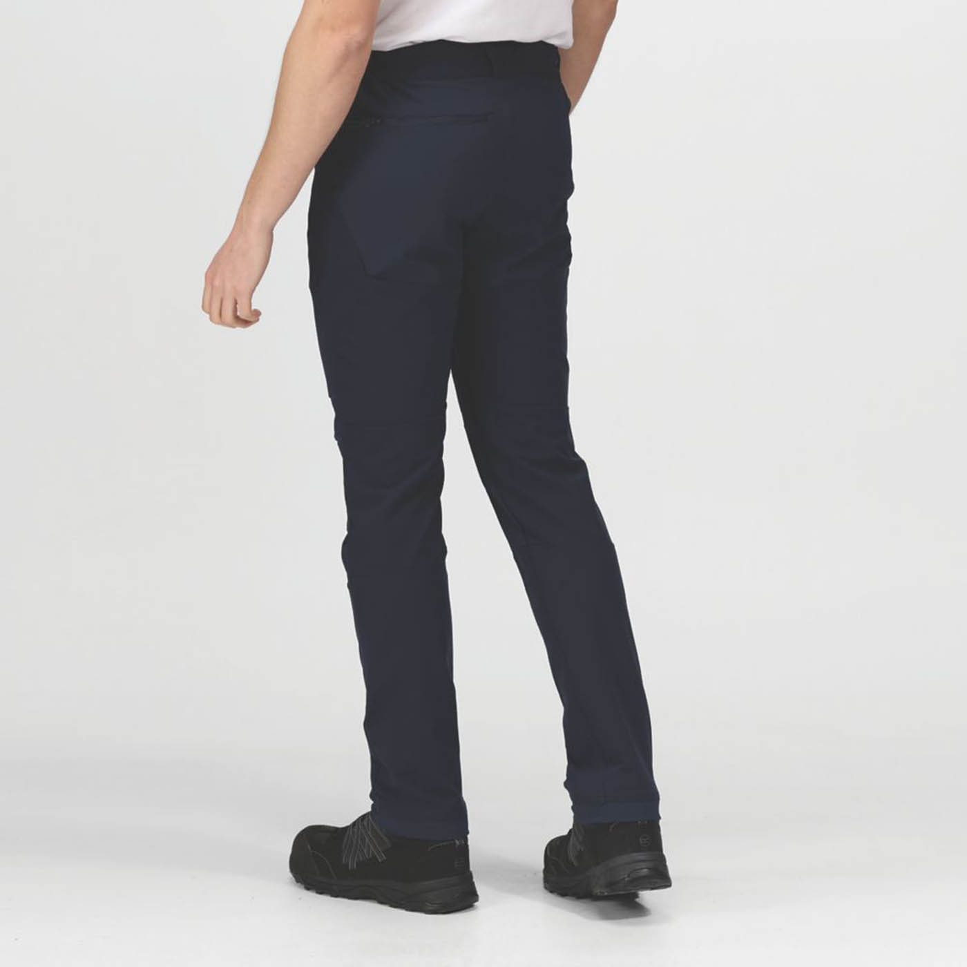Regatta Work Trousers Mens Prolite Stretch Classic Fit Navy Pockets 30W 31L - Image 4