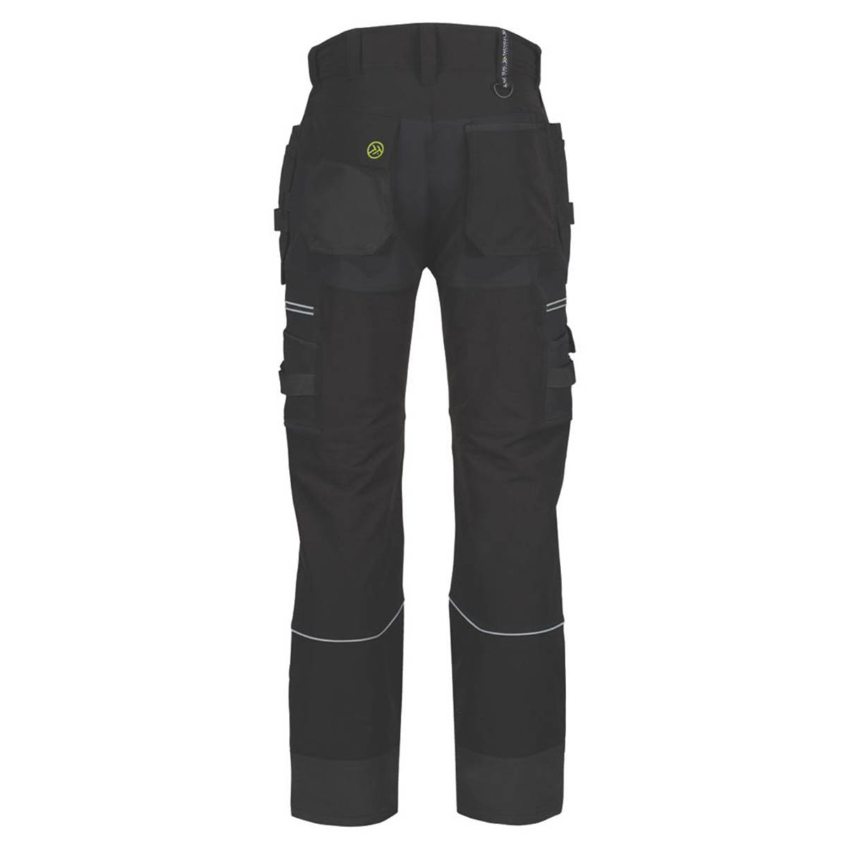 Regatta Work Trousers Mens Classic Fit Black Stretch Multi Pockets Cargo 44W 29L - Image 2