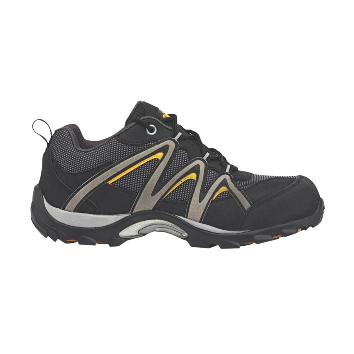 Site Mens Safety Trainers Mercury Black Steel Toe Leather Lightweight Size 11 - Image 4