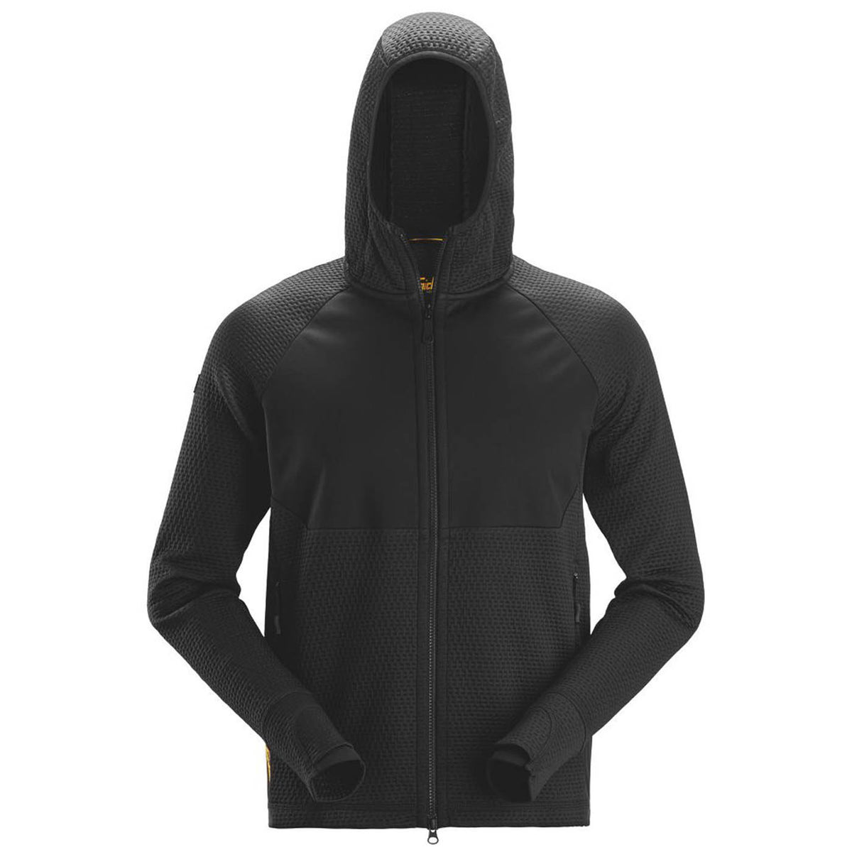 Snickers Hoodie Black 8405 FlexiWork Zip Midlayer Softshell 2X Large 52" Chest - Image 1