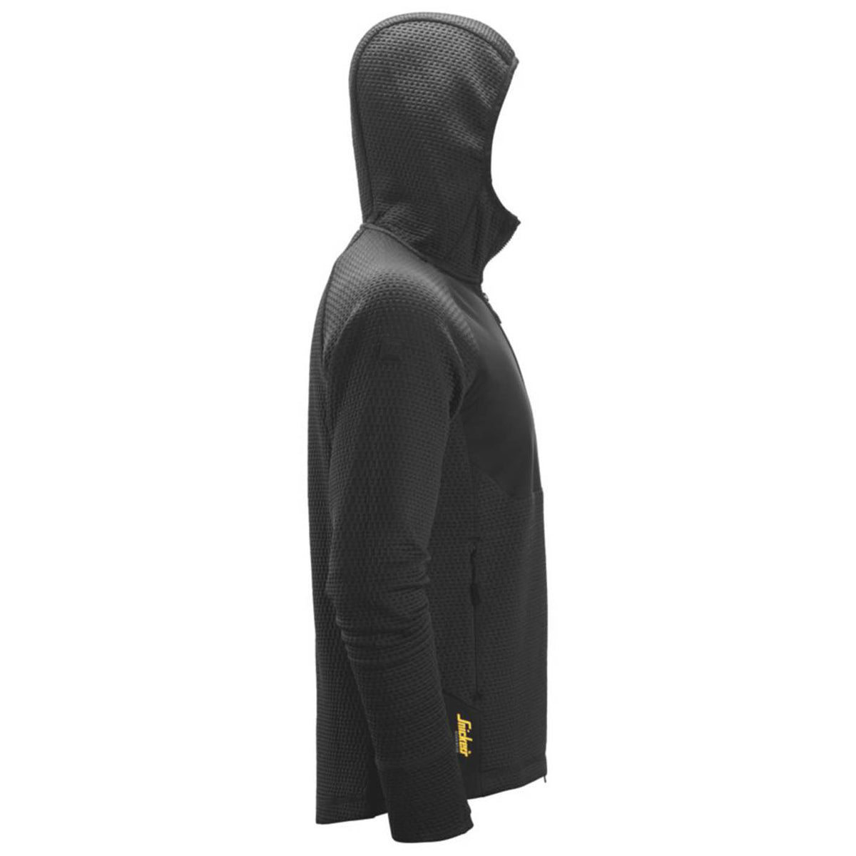 Snickers Hoodie Black 8405 FlexiWork Zip Midlayer Softshell 2X Large 52" Chest - Image 3