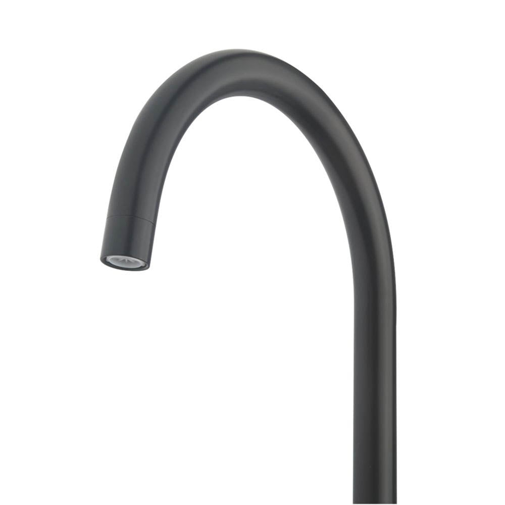 Kitchen Tap Mono Mixer Matt Black Single Lever Ceramic Cartridge Modern Faucet - Image 2