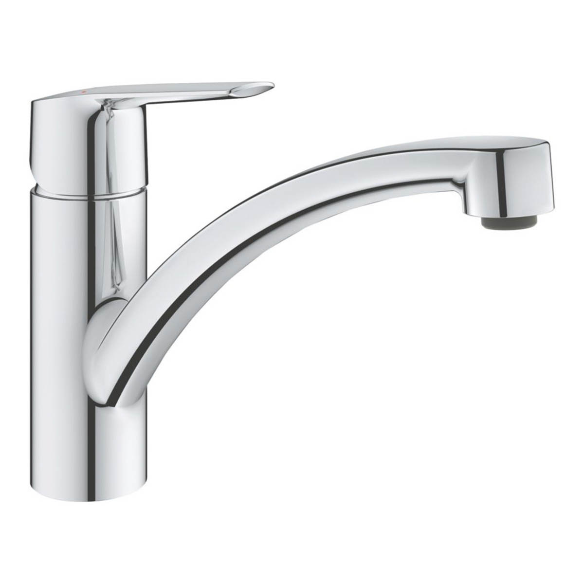Grohe Kitchen Sink Tap Mono Mixer Chrome Single Lever Swivel Spout Modern Faucet - Image 1