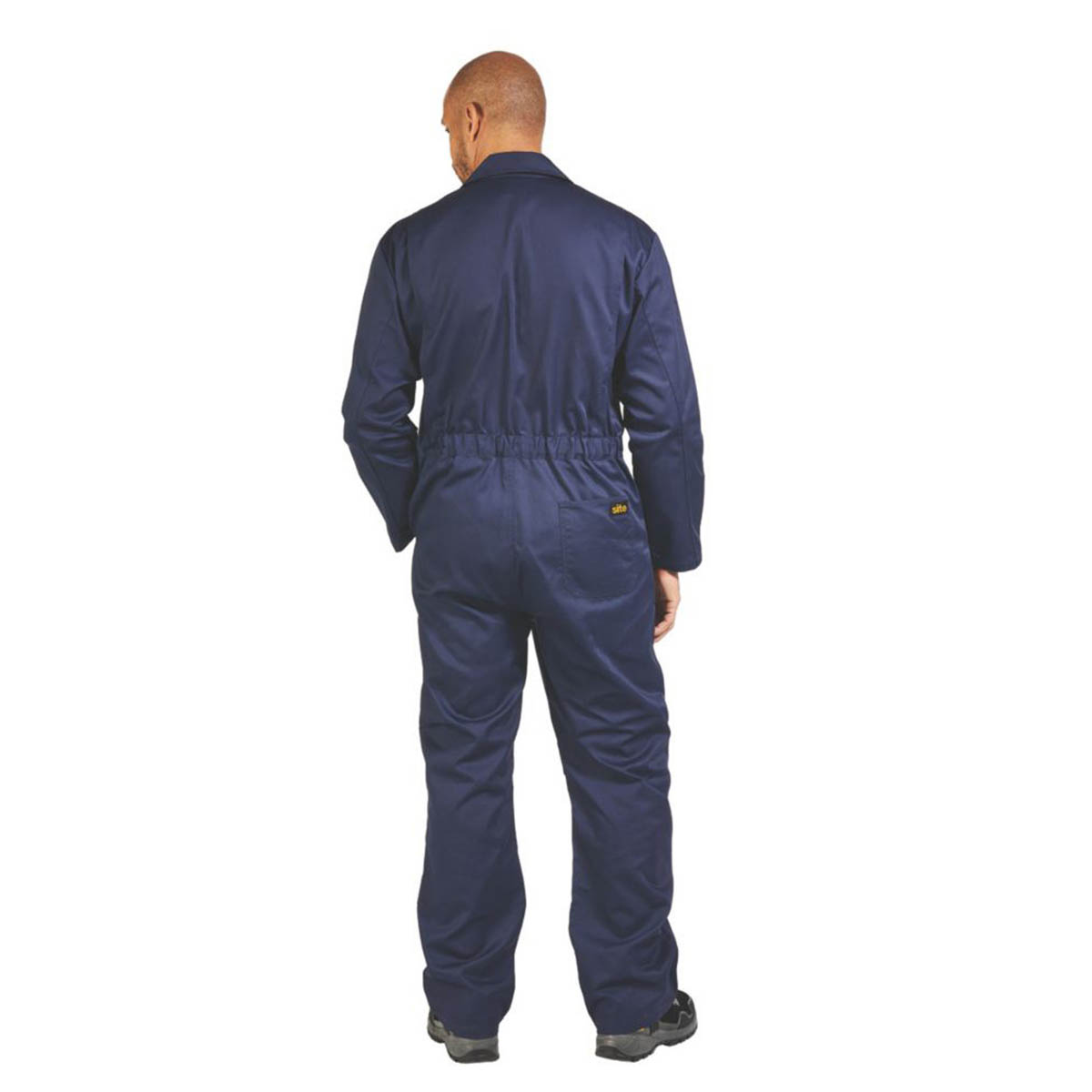 Site Almer Mens Coveralls Workwear 6 Pockets Navy Blue Medium 49" Chest 31" L - Image 5