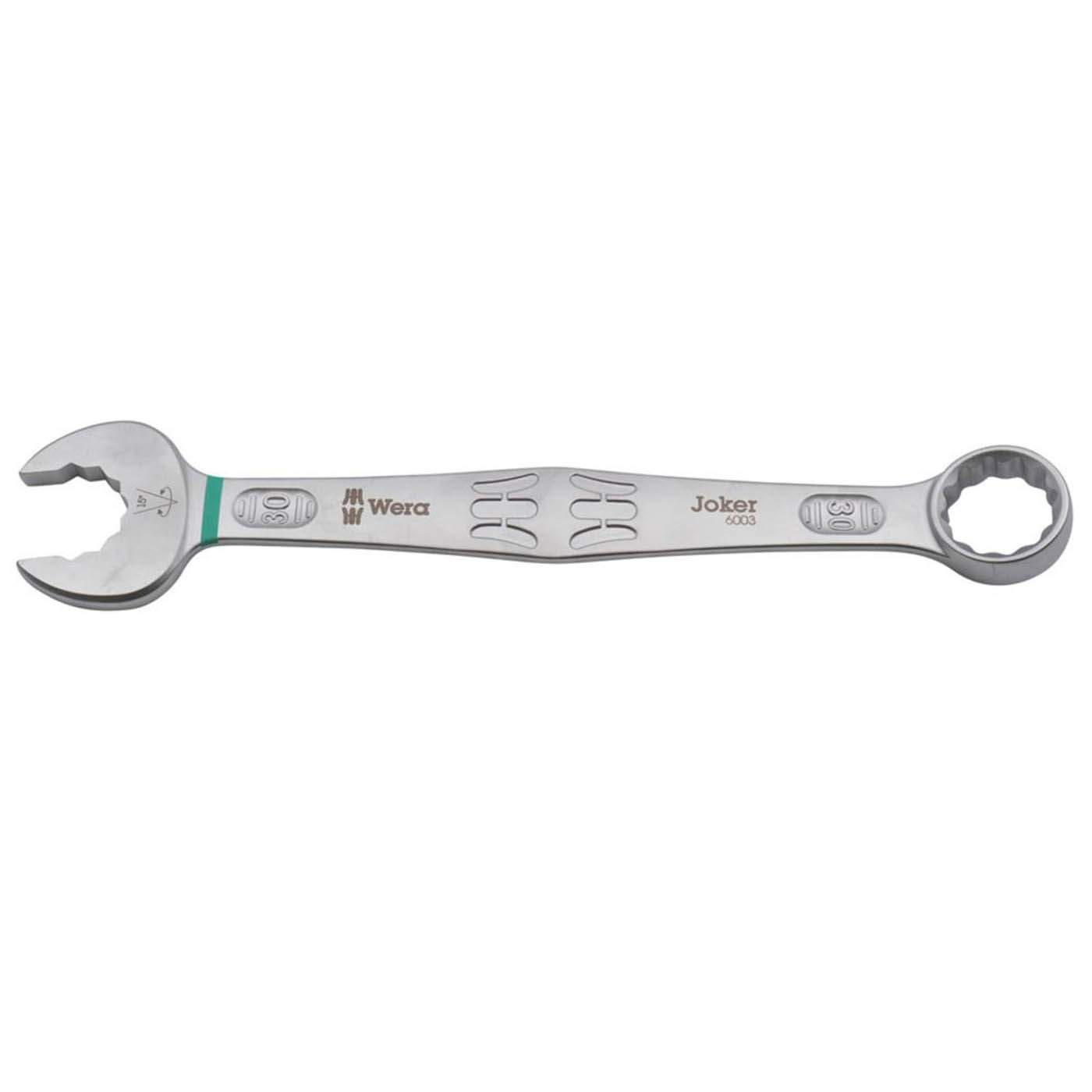 Wera Combination Spanner 30mm Twin Ended 12 Point Head Corrosion Resistant - Image 1