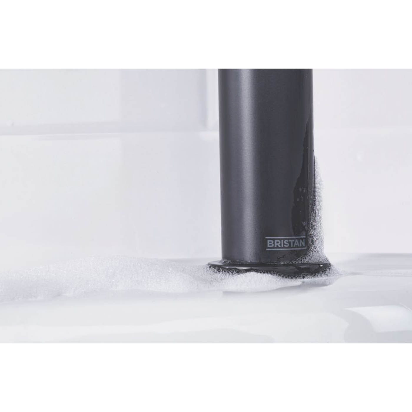 Bristan Basin Mixer Tap Mono Matt Black Single Lever With Clicker Waste 149mm - Image 6