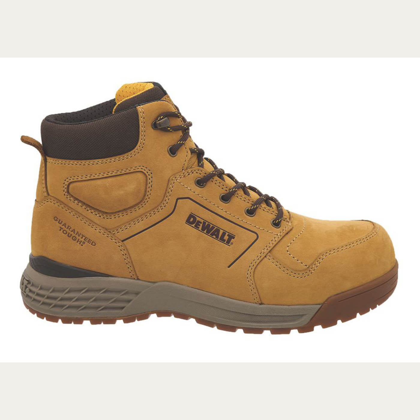 DeWalt Safety Boots Mens Standard Fit Brown Lightweight Aluminium Toe Size 9 - Image 2