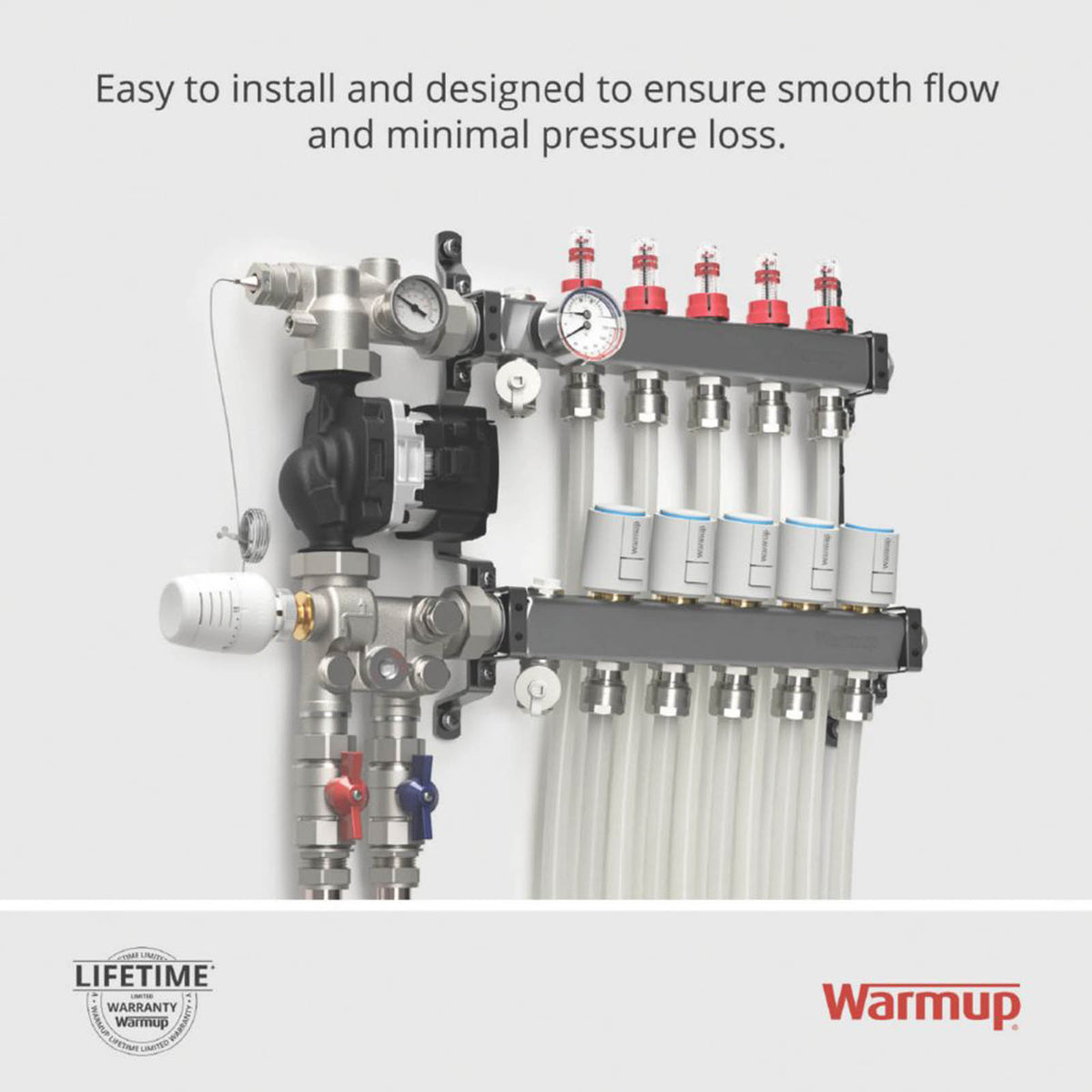 Warmup Pipe Compression Press-Fit Push-Fit 16mmx100m Underfloor Heating - Image 5
