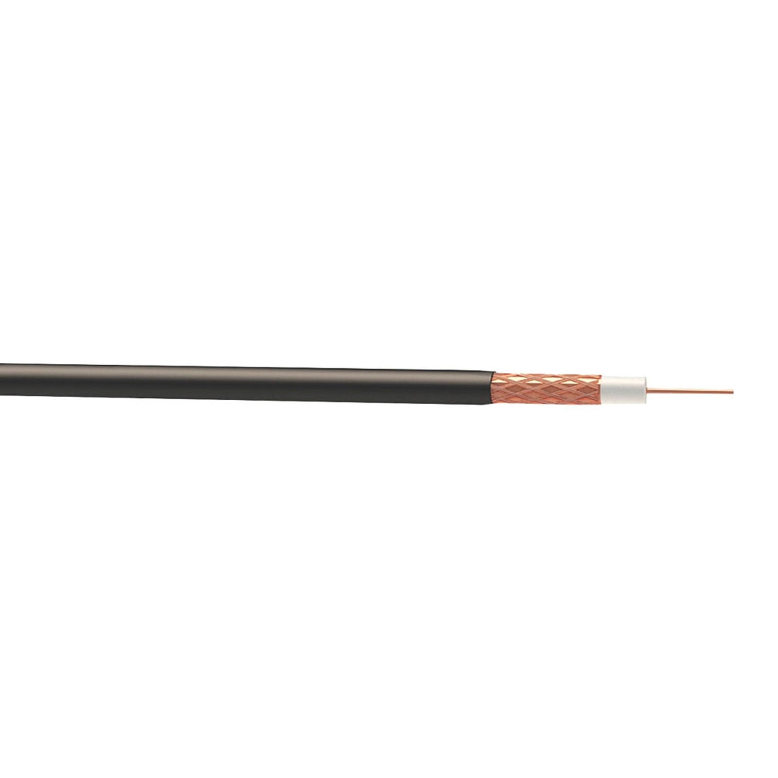Time Coaxial TV Aerial Cable GT100 Black 1Core Drum Indoor And Outdoor (L)100 m - Image 2
