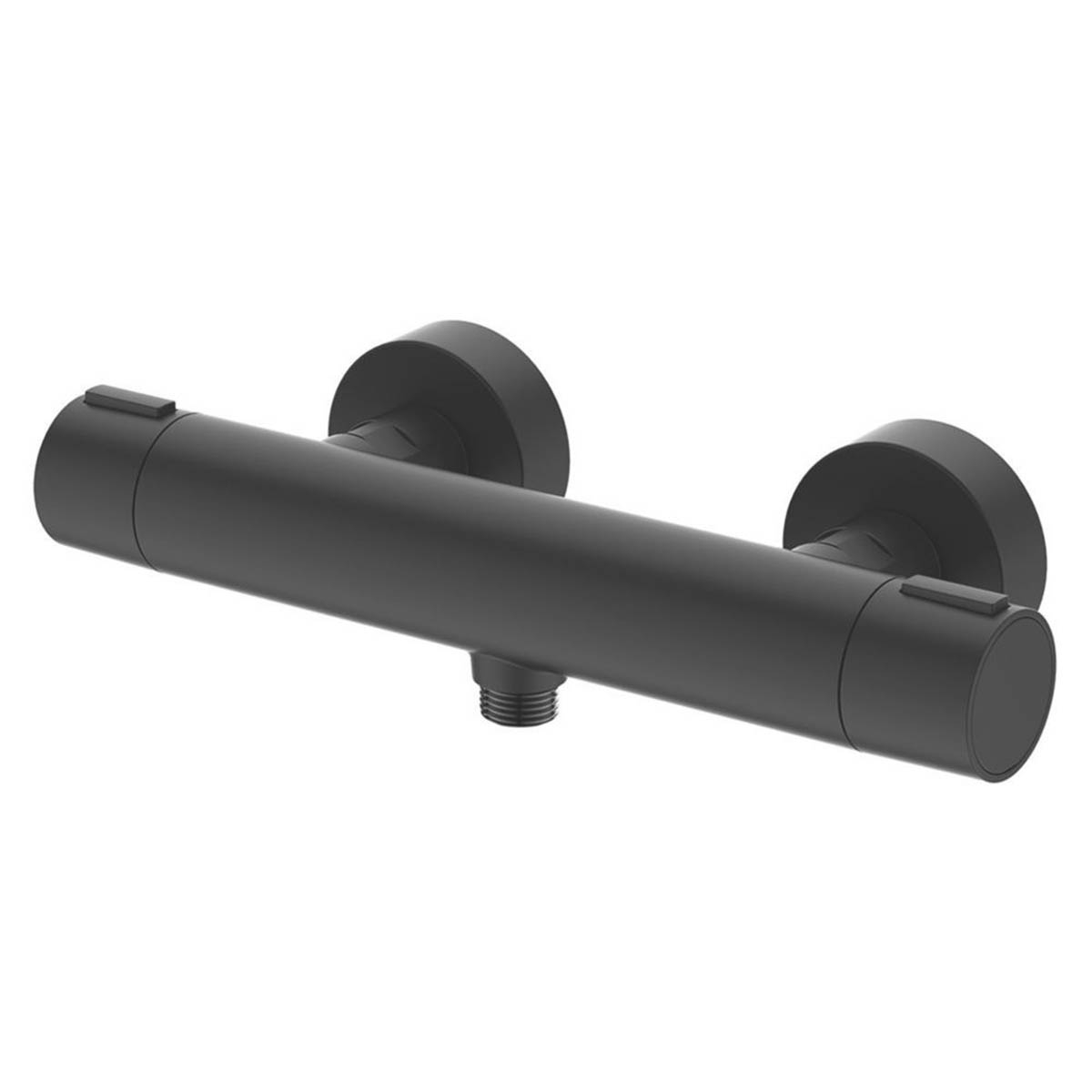 Ideal Standard Mixer Shower Valve With Diverter Thermostatic Black Single Outlet - Image 1
