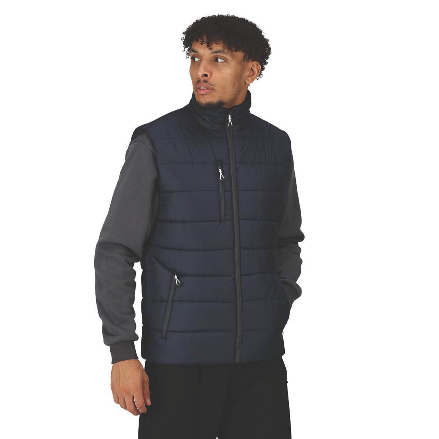 Regatta Work Bodywarmer Mens Navy Thermal Gilet Padded Medium 39.5in Chest - Image 3