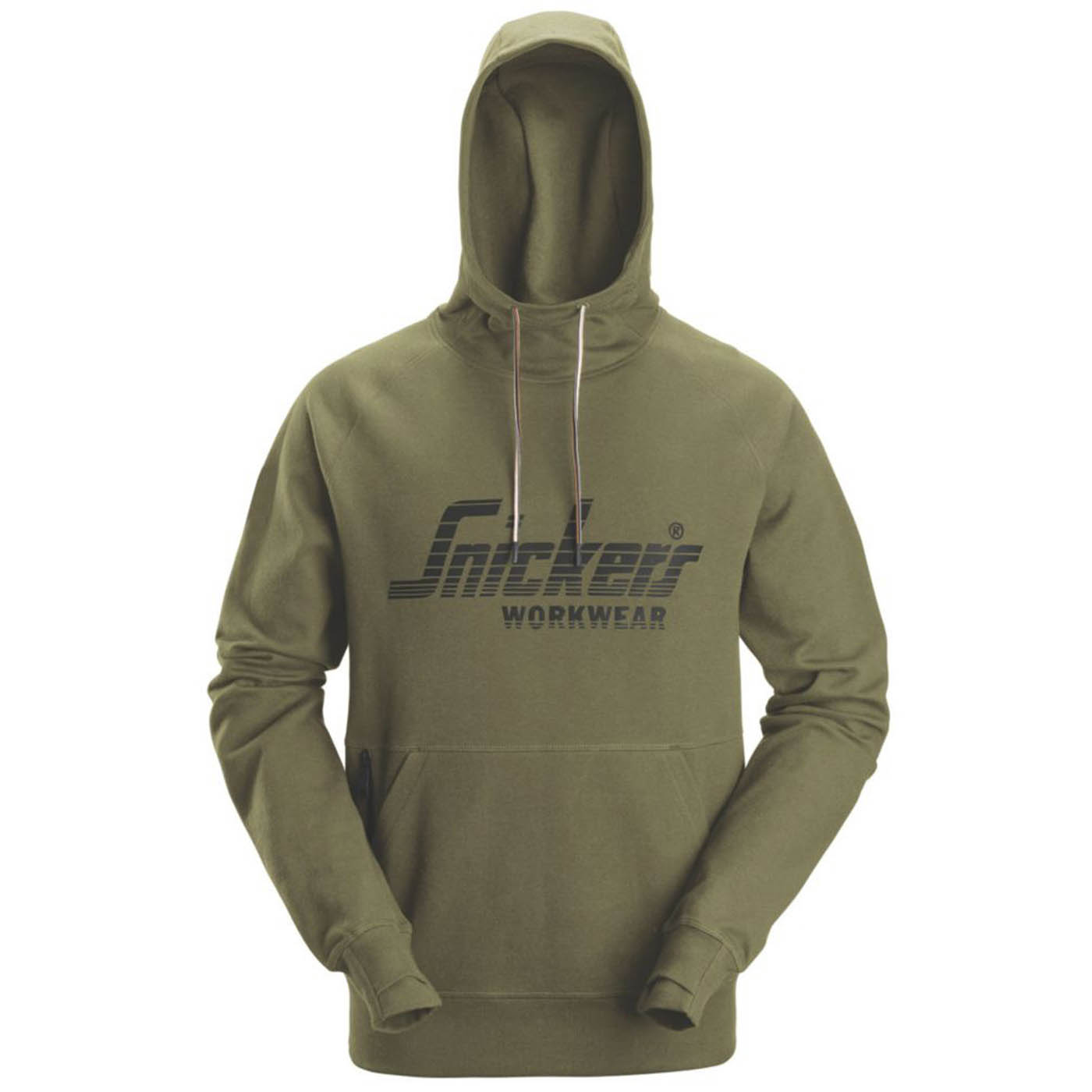 Snickers 2894 Logo Hoodie Khaki Green 2X Large 52" Chest - Image 1