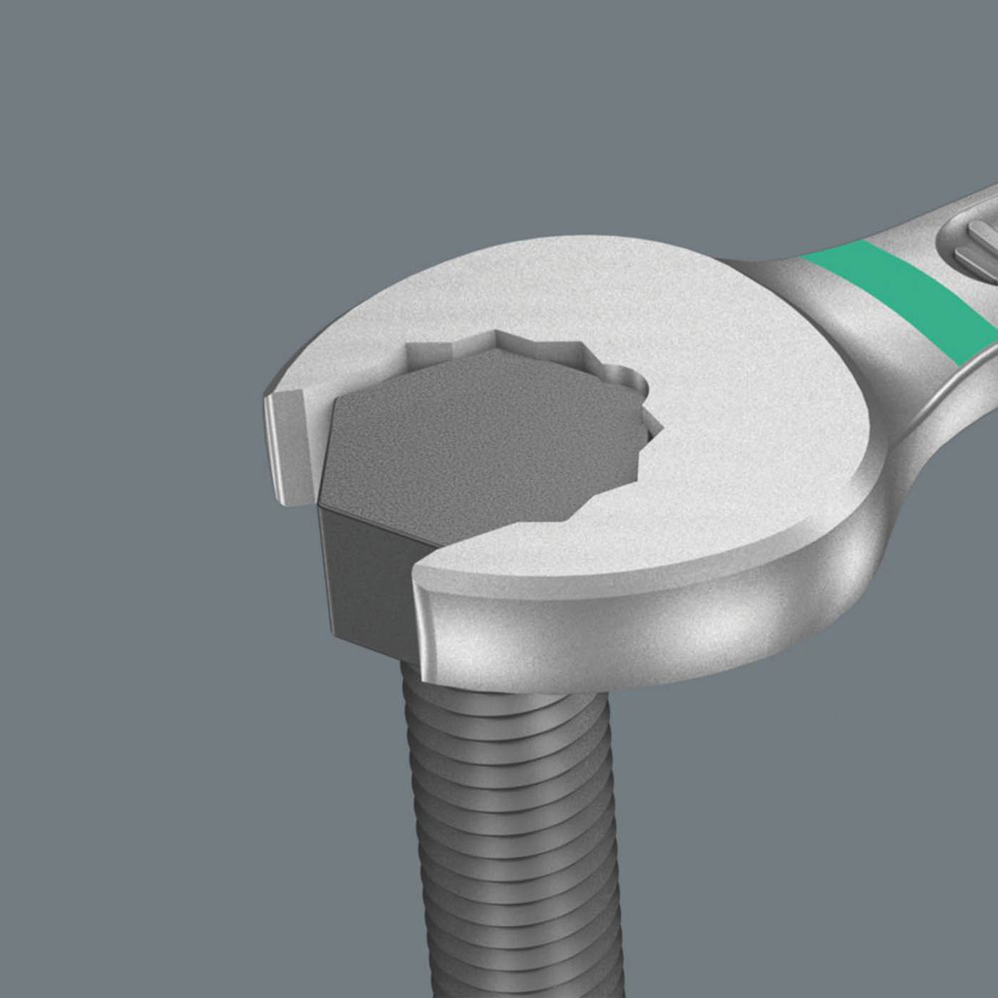 Wera Combination Spanner 19mm 12 Point Head Twin Ended Chrome Molybdenum Steel - Image 3