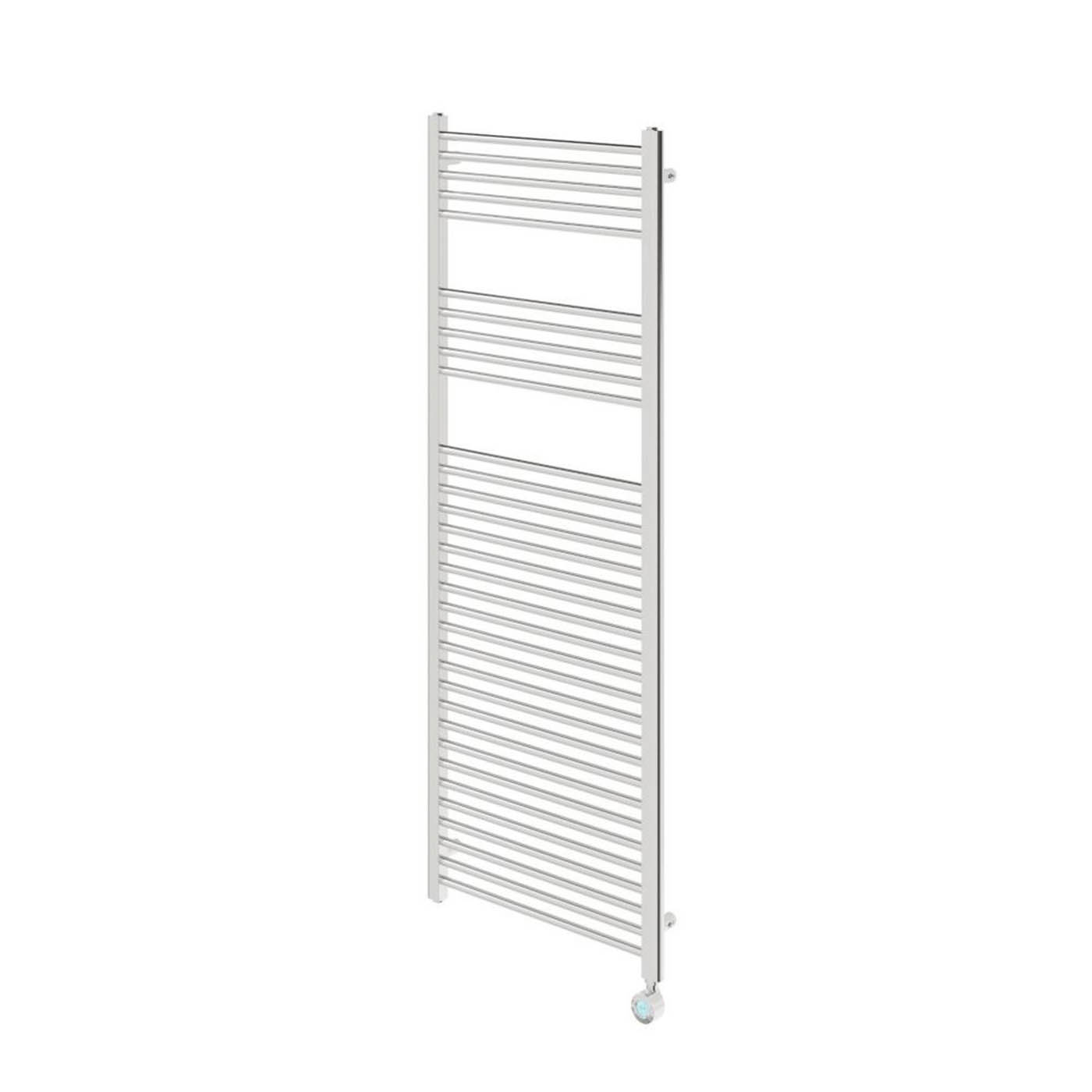 Flomasta Electric Towel Radiator Bathroom Heater Chrome 1600 x 600mm 1706BTU - Image 1