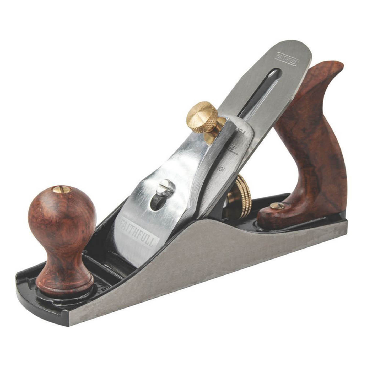 Faithfull Smoothing Plane No4 Cast Iron Carpenter Woodworking DIY Tool 2in - Image 1