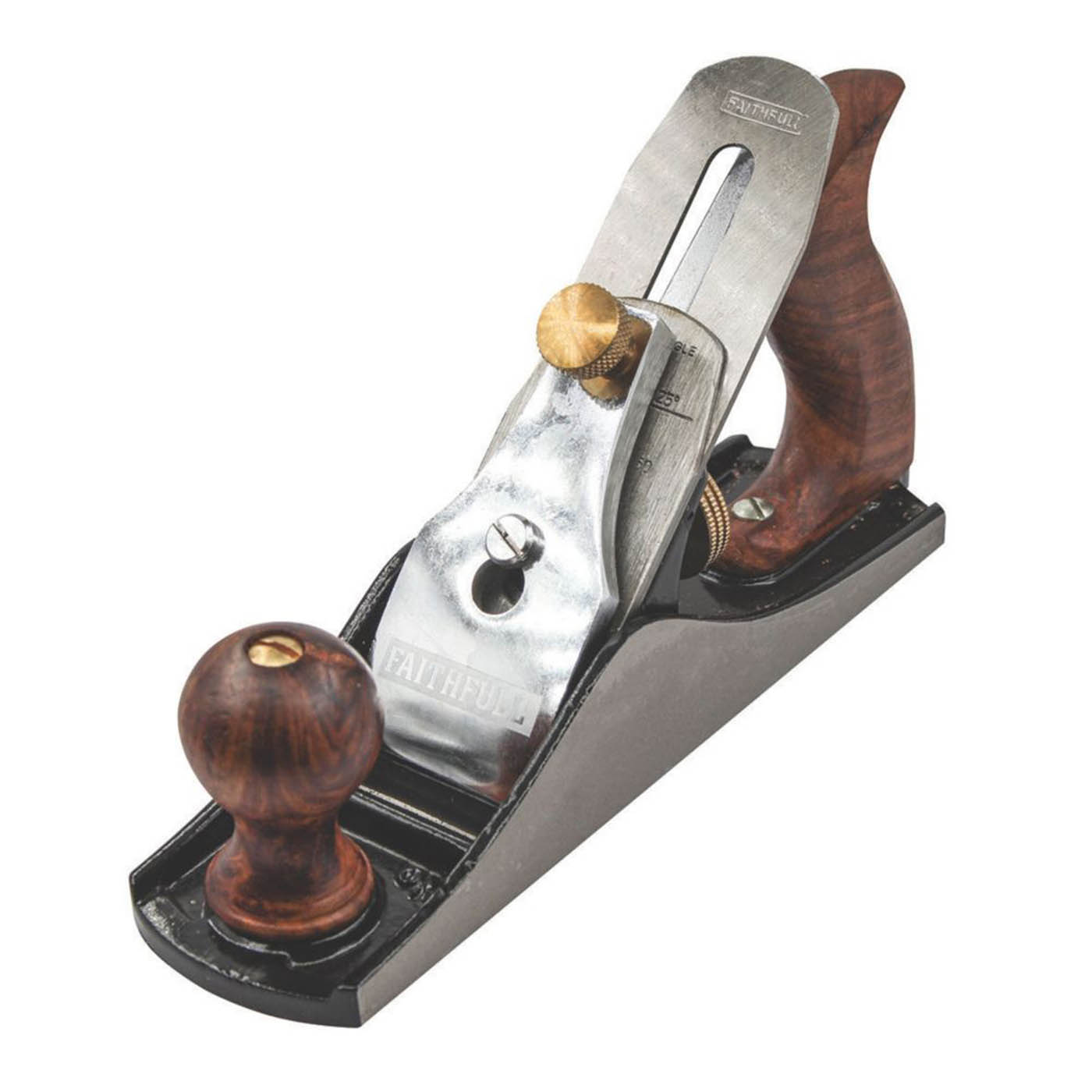 Faithfull Smoothing Plane No4 Cast Iron Carpenter Woodworking DIY Tool 2in - Image 2