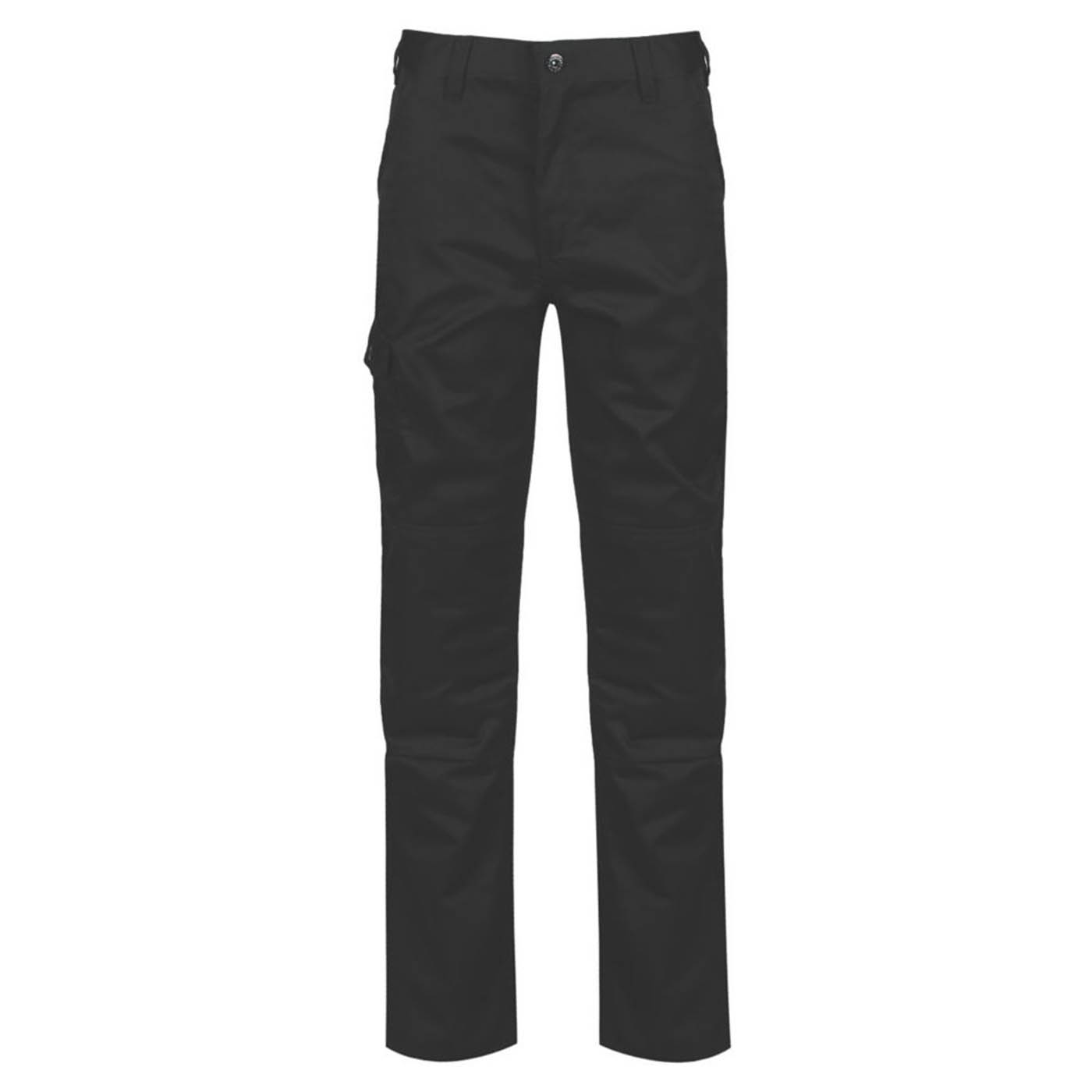 Regatta Work Trousers Mens Pro Cargo Classic Fit Black Multi Pockets 40W 29L - Image 1