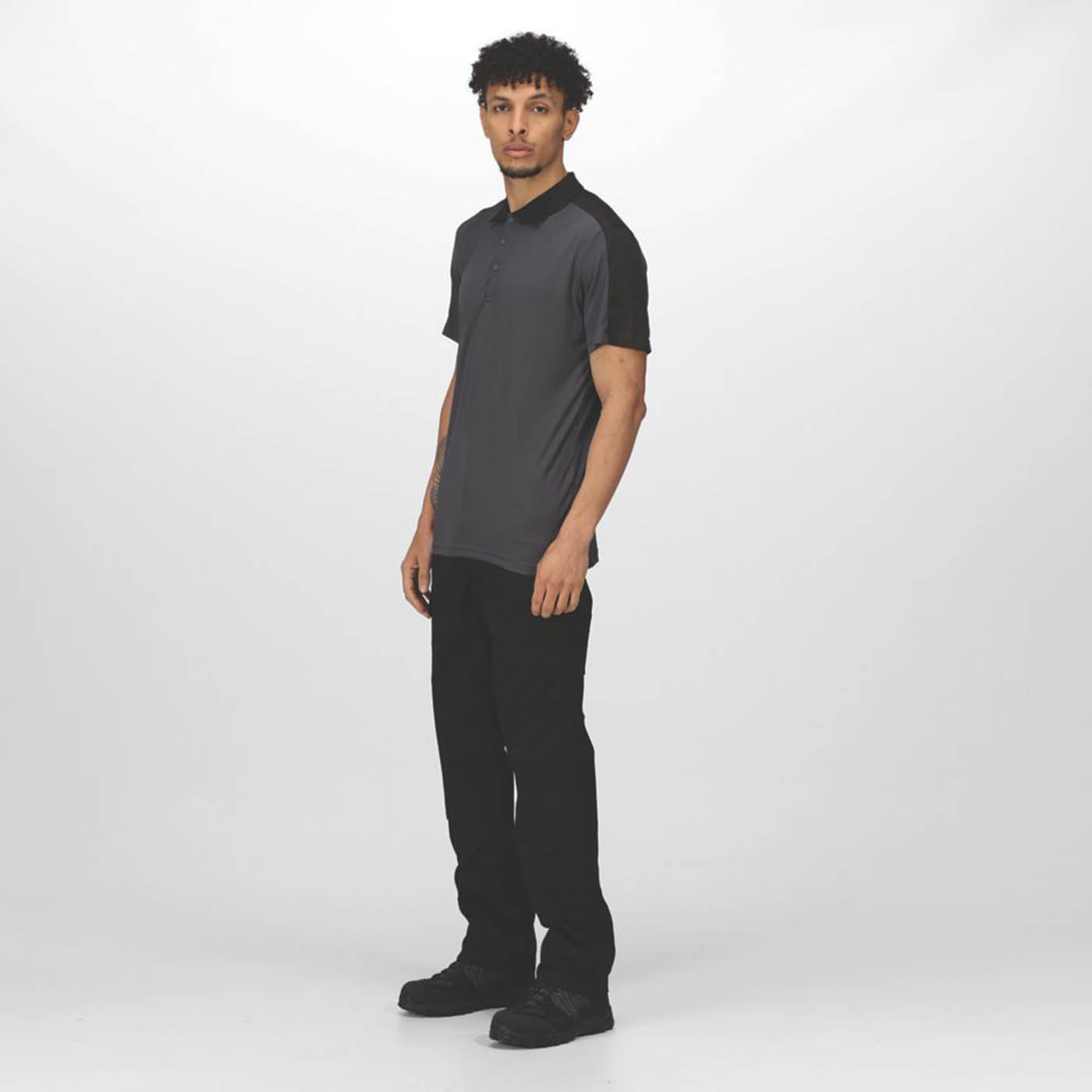 Regatta Work Trousers Mens Pro Cargo Classic Fit Black Multi Pockets 40W 29L - Image 5