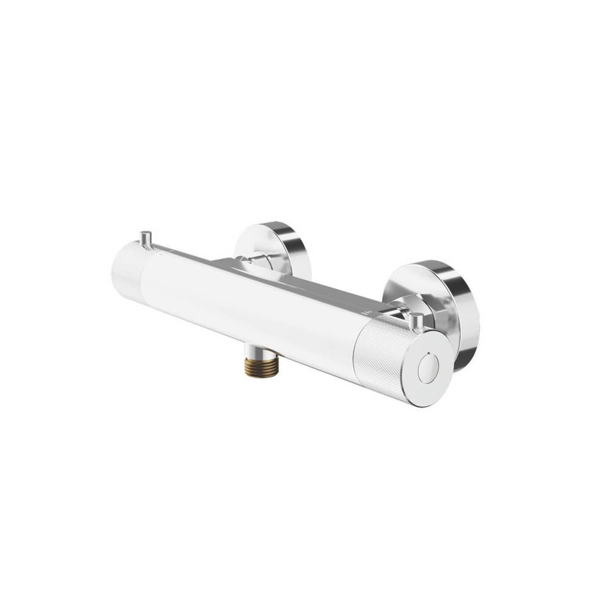 Swirl Shower Mixer With Diverter Exposed Single Outlet Thermostatic Chrome - Image 2