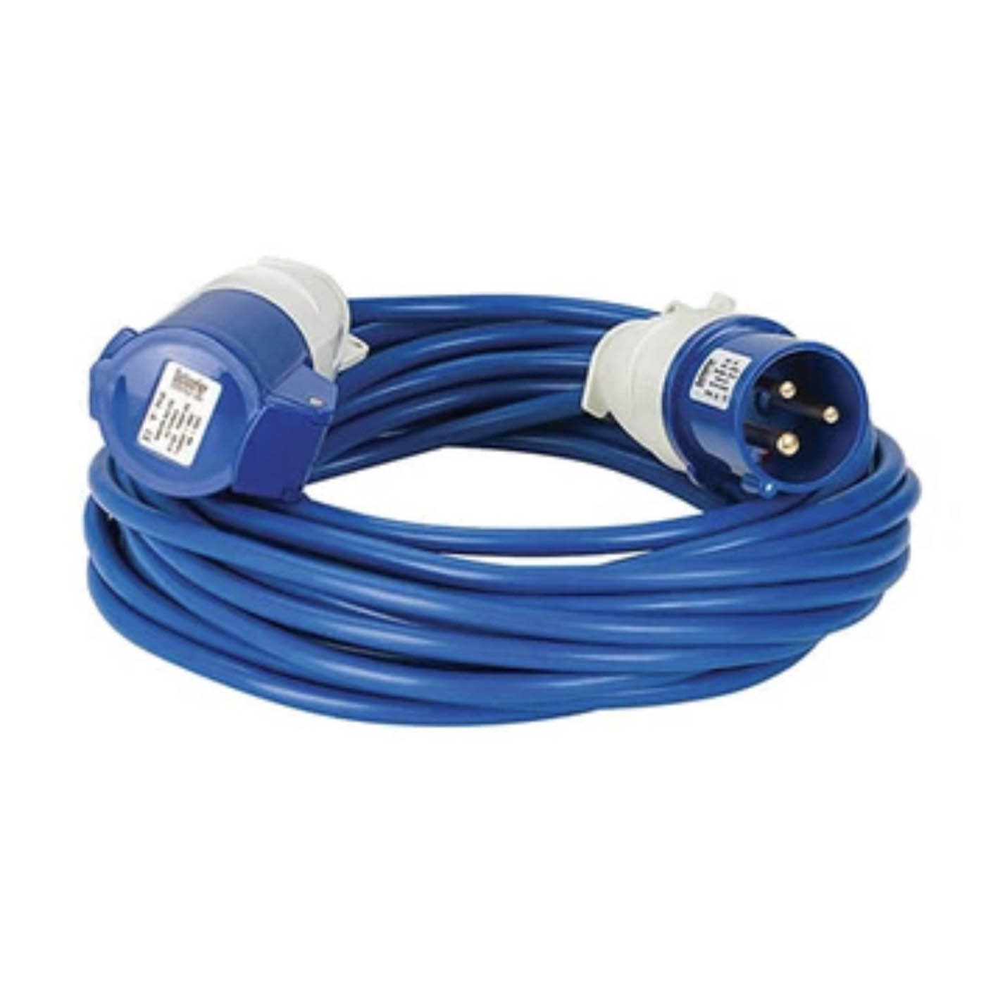 Defender Extension Lead Blue 2.5mm2 16A Heavy Duty Industrial IP44 14m - Image 2
