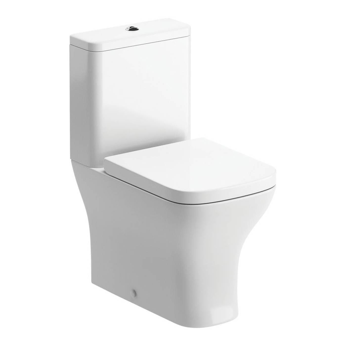 Florida Toilet Seat Square Soft-Close with Quick-Release Urea Formaldehyde White - Image 2