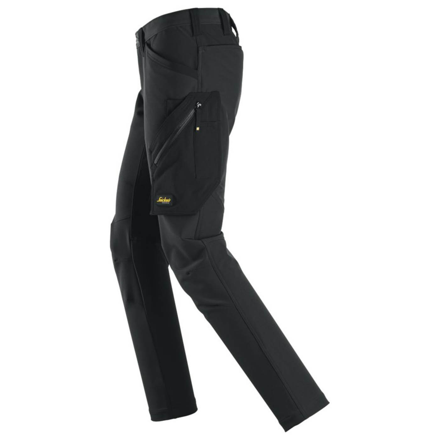 Snickers Mens Trousers Black 6873 Flexiwork Stretch Slim Fit 36" W 32" L - Image 4