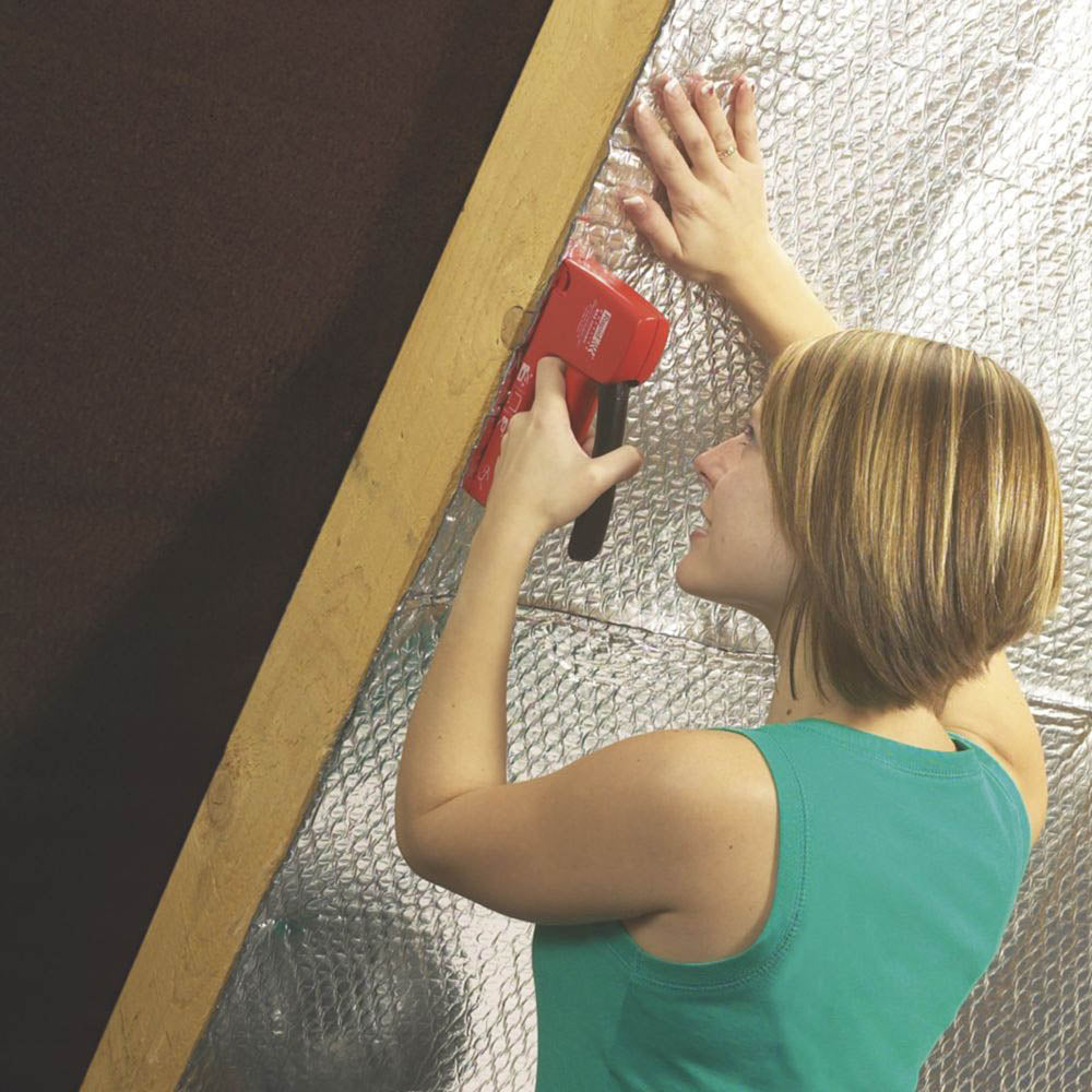 YBS Foil Insulation Double Reflective Aluminium Bubble Walls Roofs 25x1.5m - Image 4