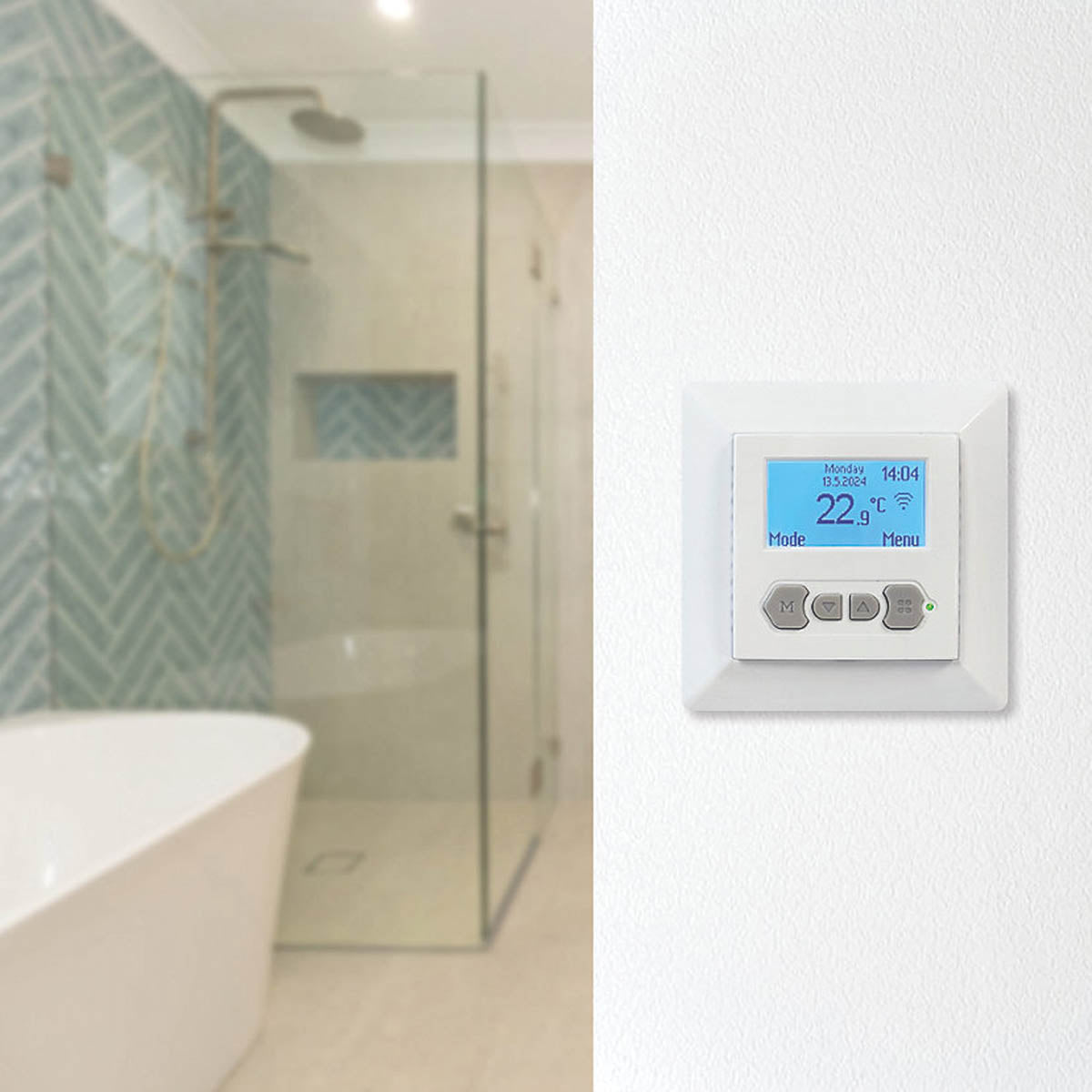 Klima Underfloor Heating Thermostat 825201 Digital Intelligent Control Wi-Fi - Image 5