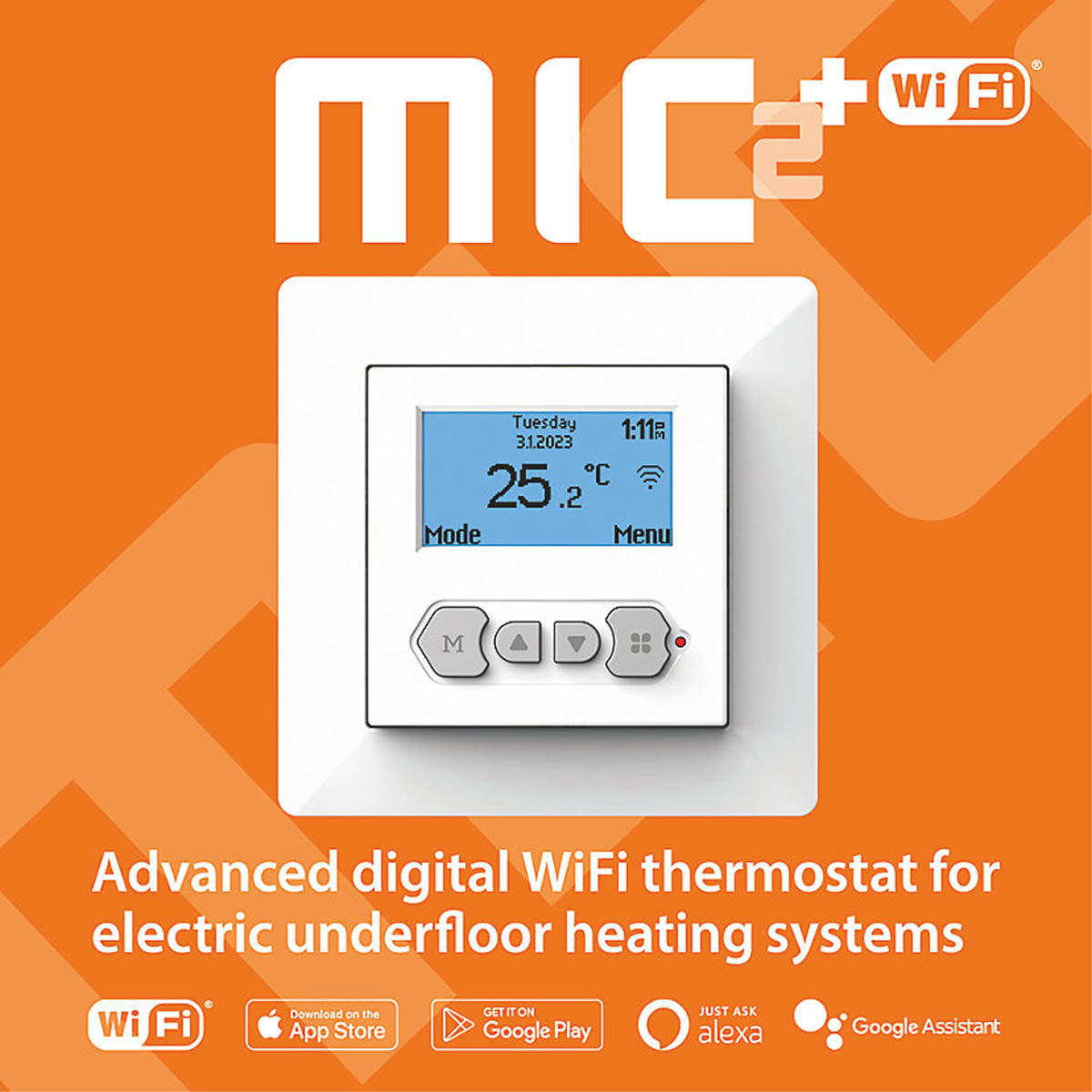 Klima Underfloor Heating Thermostat 825201 Digital Intelligent Control Wi-Fi - Image 6