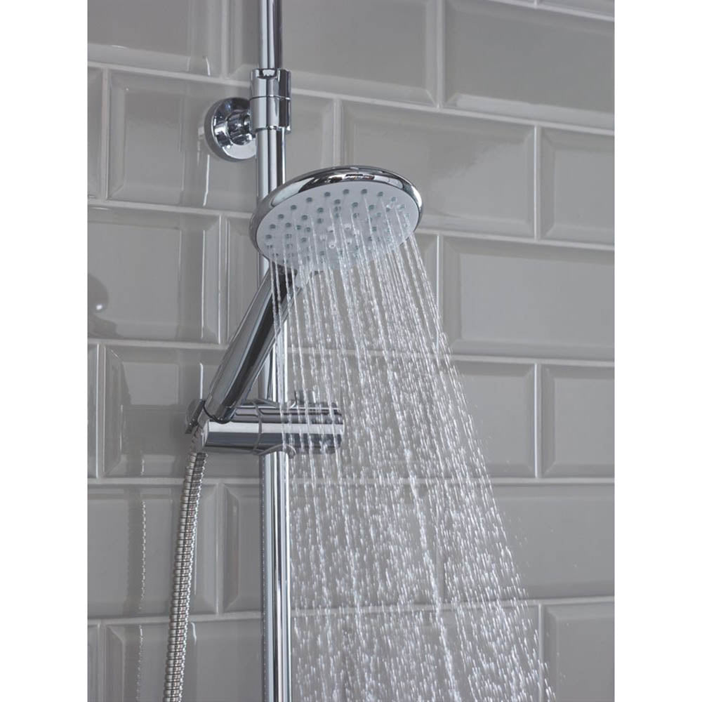 Bristan Thermostatic Mixer Shower Chrome Exposed 3 Spray Patter Twin Round Head - Image 3