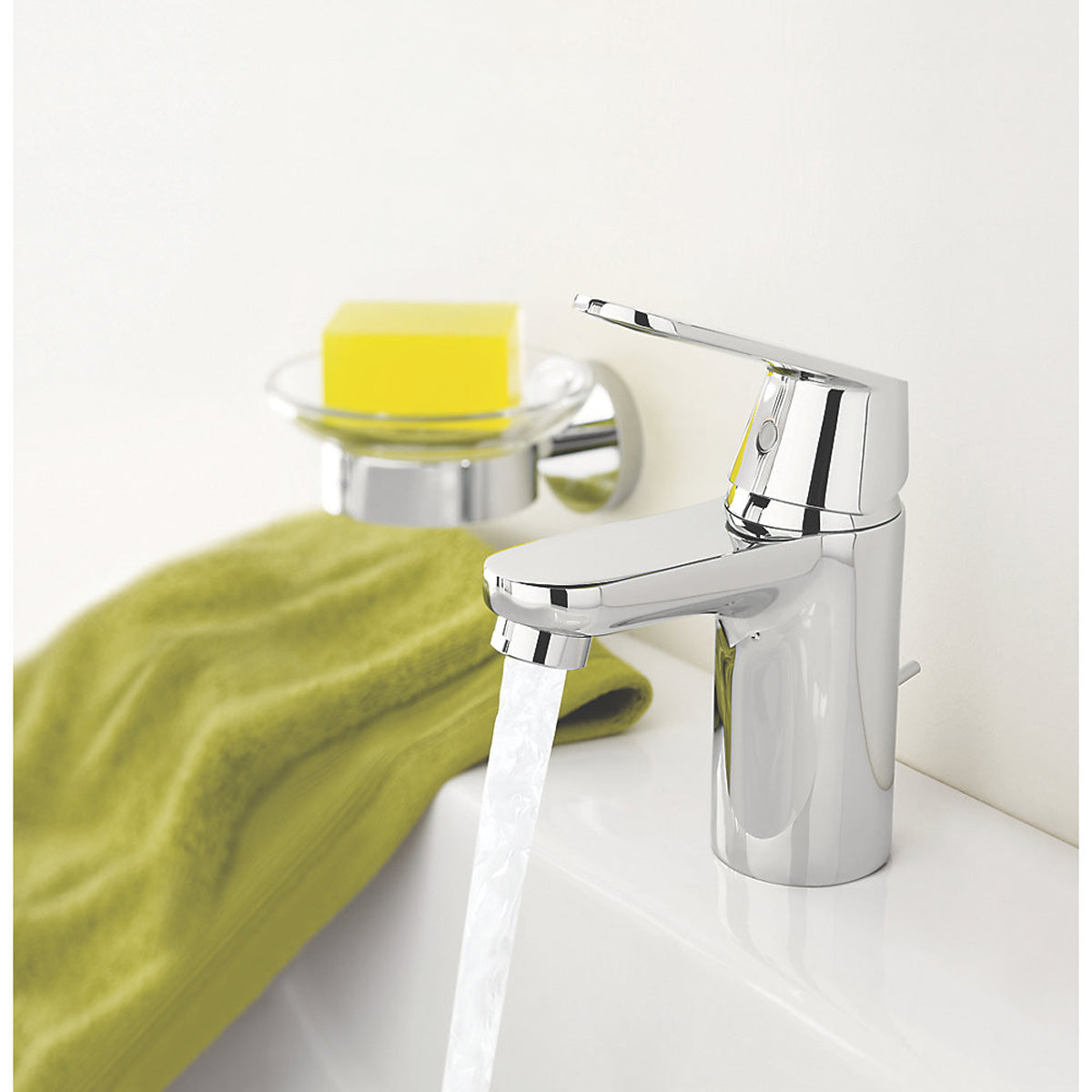 Groh Bathroom Basin Tap Mono Mixer Chrome Pop Up Waste Single Lever Faucet - Image 2
