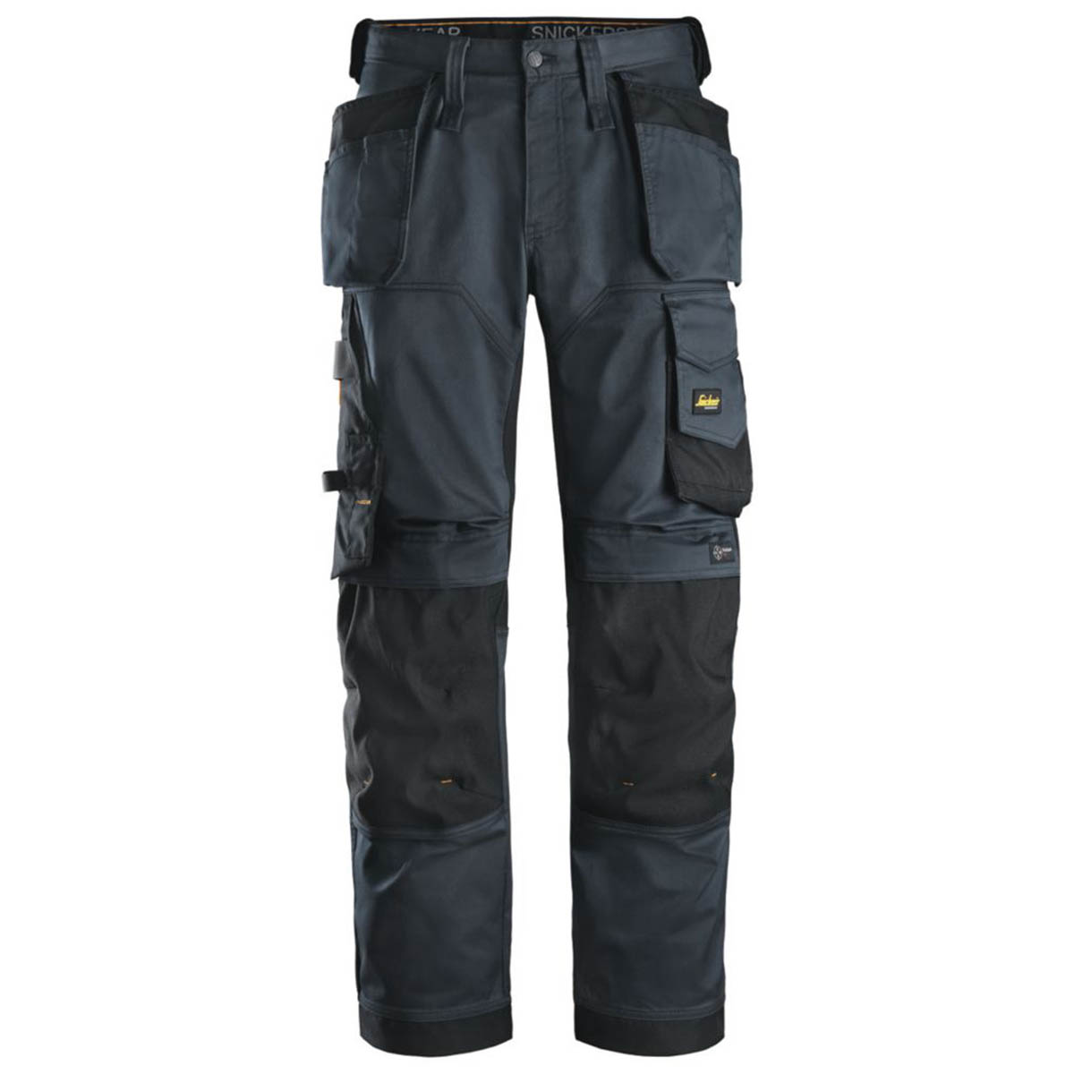 Snickers Mens Work Trousers Stretch Steel Grey Relaxed Holster Pockets 39"W 30"L - Image 1