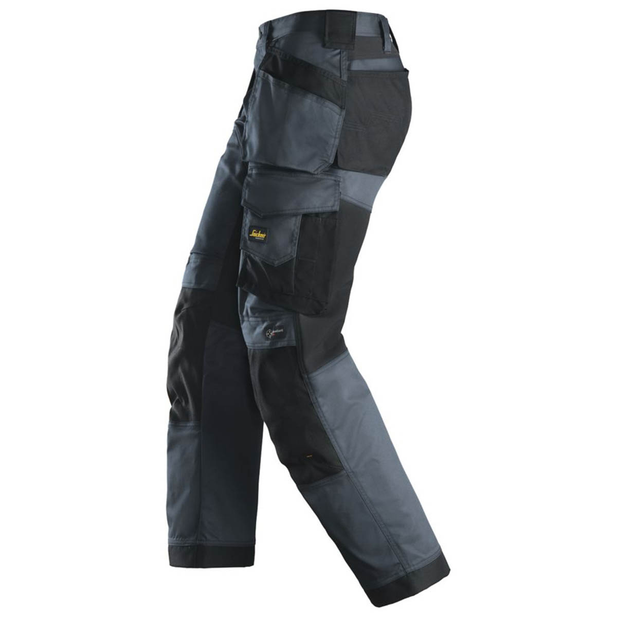Snickers Mens Work Trousers Stretch Steel Grey Relaxed Holster Pockets 39"W 30"L - Image 4