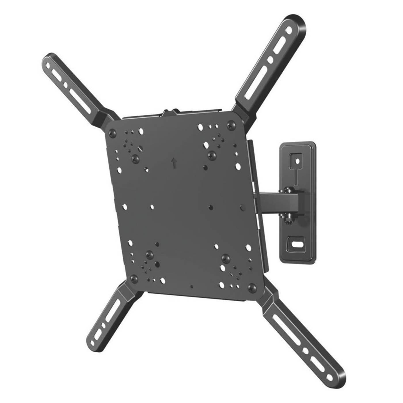 Secura Universal TV Bracket Full Motion QMF110-B2 Black Metal Tilt 10" - 50" - Image 1