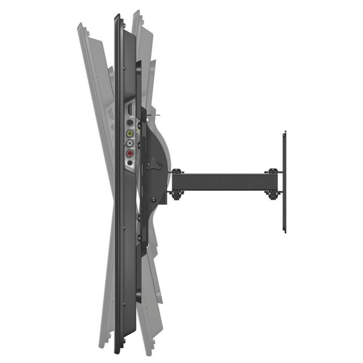 Secura Universal TV Bracket Full Motion QMF110-B2 Black Metal Tilt 10" - 50" - Image 4