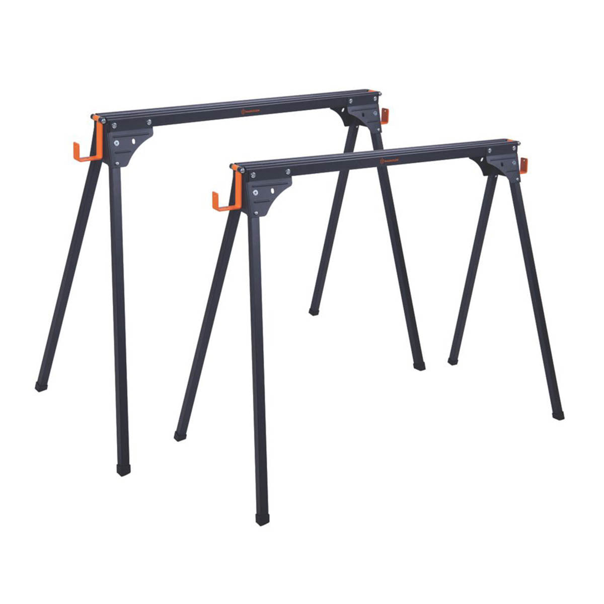 Sawhorse Trestles Workplace Support Bars Cutting Stands Work Bench Pair 860mm - Image 1