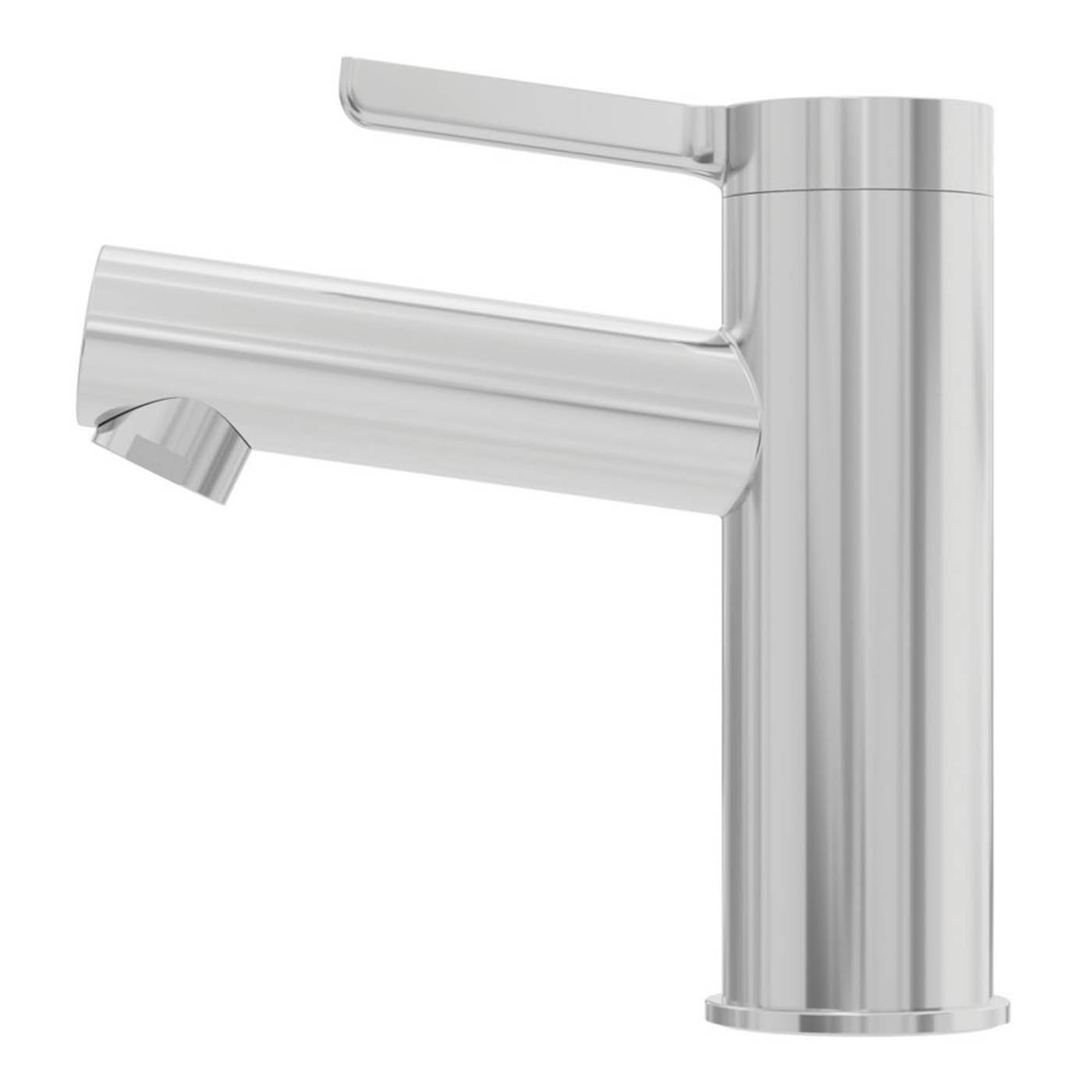 Bathroom Basin Tap Mono Mixer Chrome Single Lever Clicker Waste Modern Faucet - Image 3
