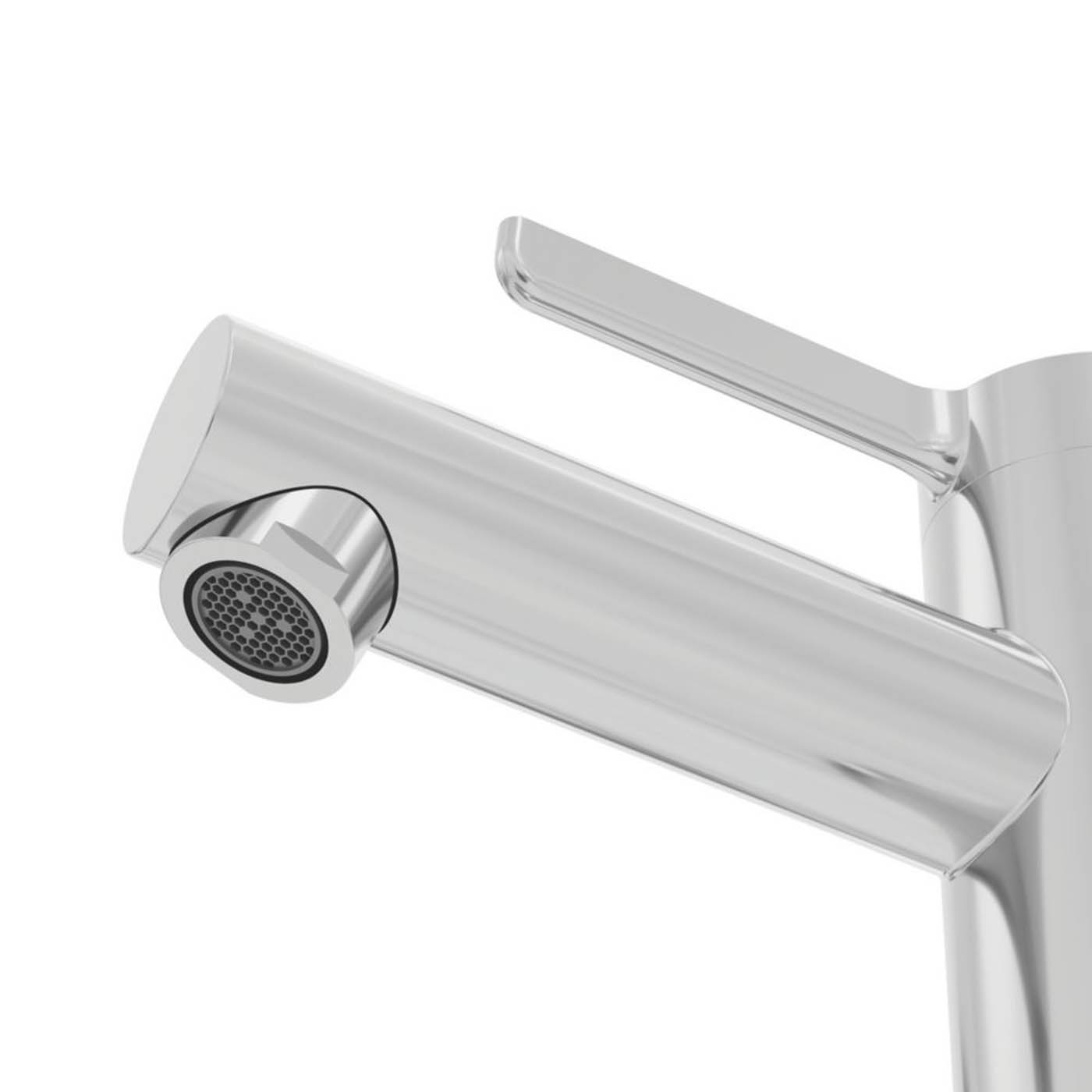 Bathroom Basin Tap Mono Mixer Chrome Single Lever Clicker Waste Modern Faucet - Image 5