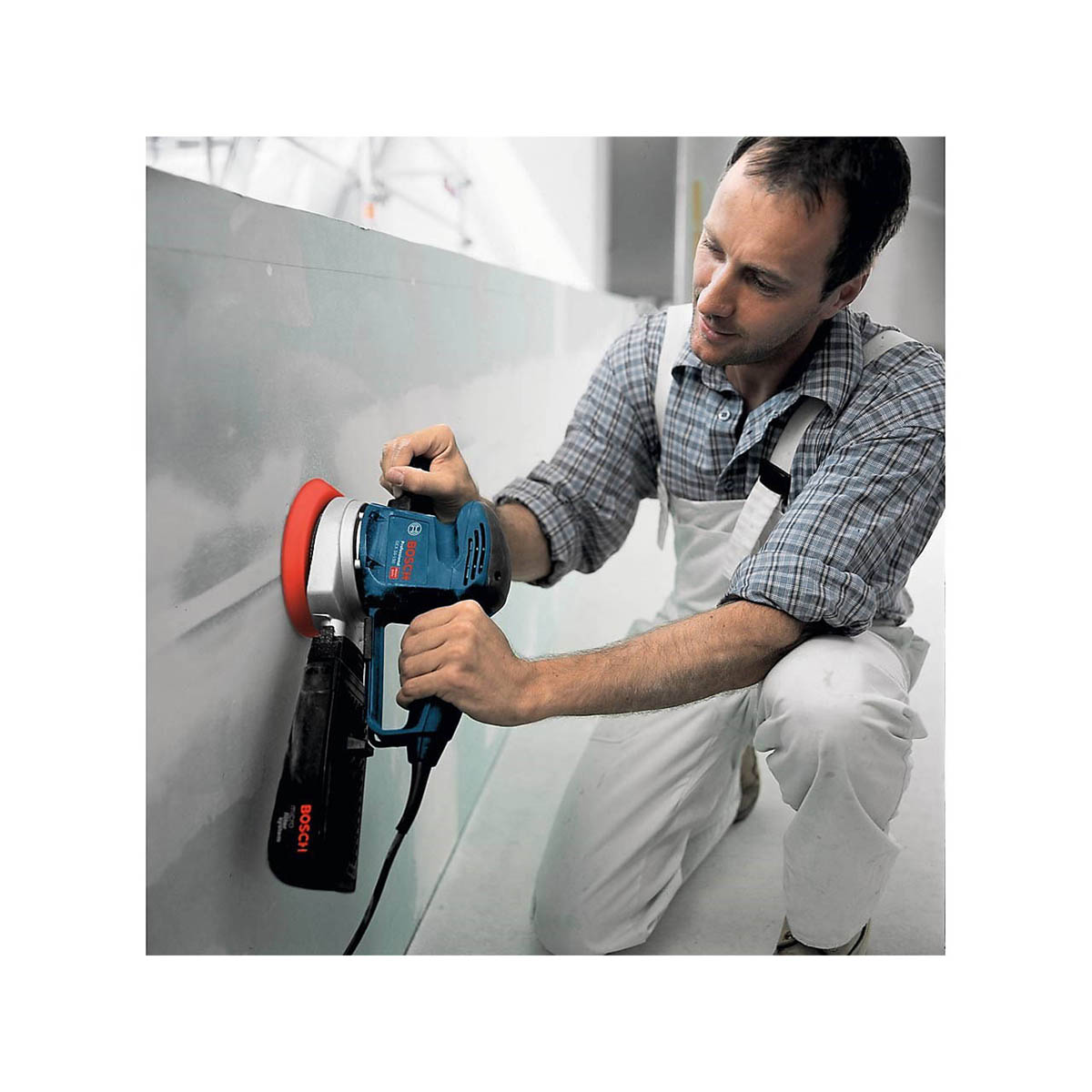 Bosch Orbital Sander Electric 110V GEX34-150 Compact 150mm Ergonomic 340W - Image 2