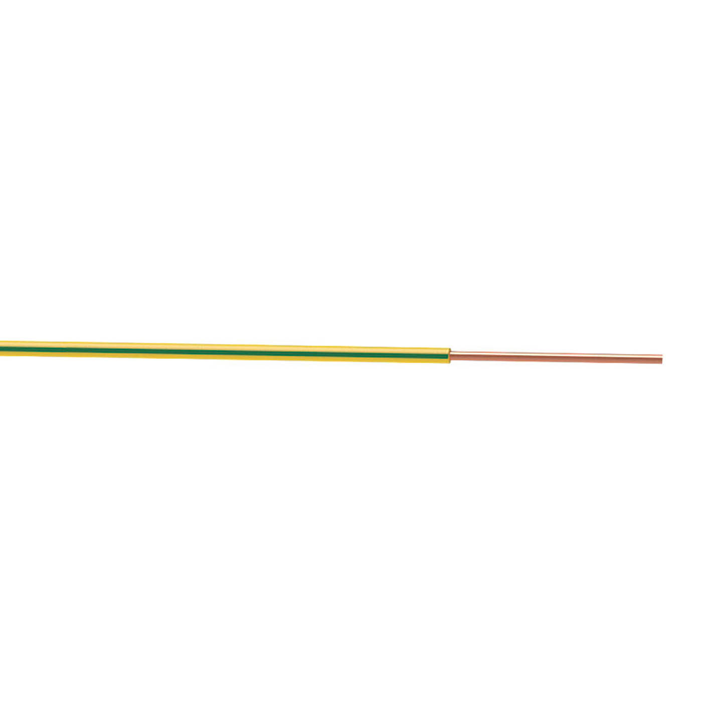 Time 1-Core Cable Flexible Green/Yellow Drum PVC Sheathed Durable 1.5mm² x 100m - Image 2