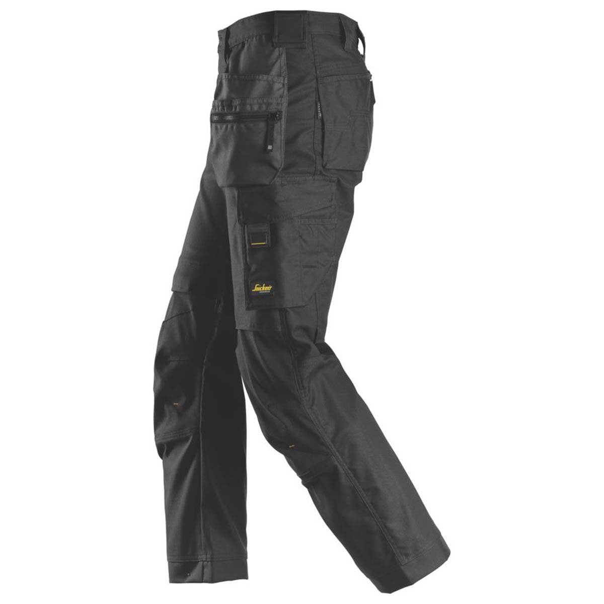 Snickers Work Trousers Mens Regular Fit Black Stretch Multi Pockets 41W 32L - Image 3