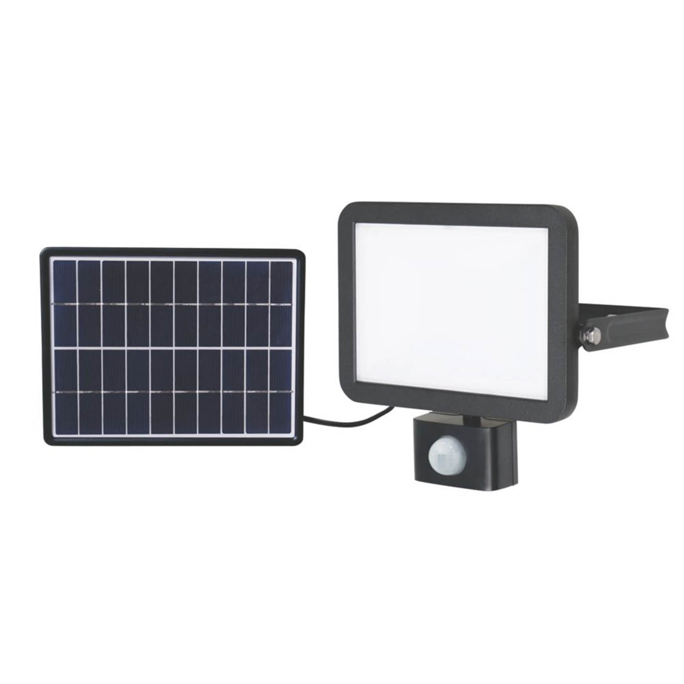 Lap LED Solar Floodlight Outdoor Light Rb0258A With PIR 18W Cool White 1200lm - Image 2