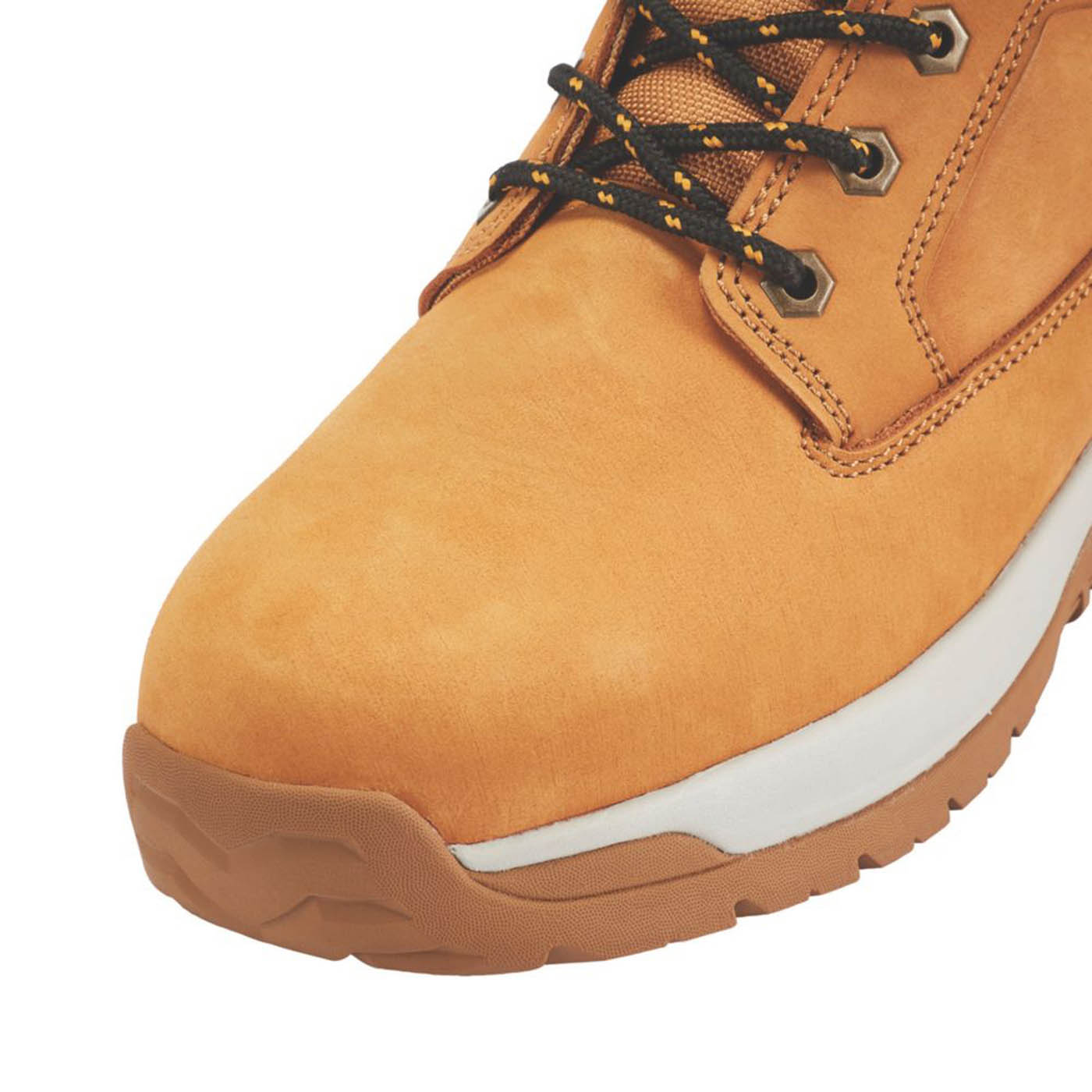 Site Safety Boots Mens Standard Fit Brown Leather Work Shoes Steel Toe Size 5 - Image 4