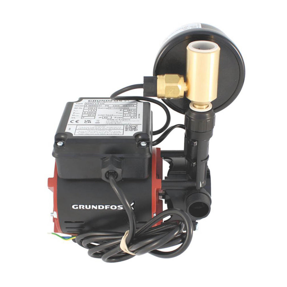 Grundfos Shower Pump Universal SSR2-2.0 CN Regenerative Single Durable 2bar - Image 3