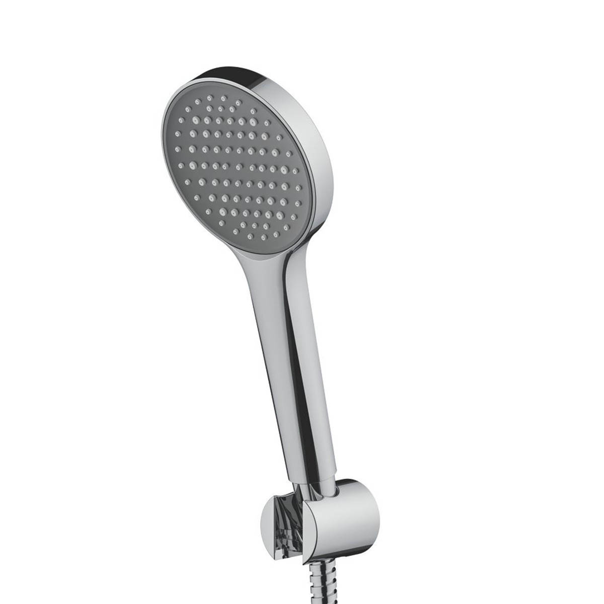 Swirl Thermostatic Mixer Shower Kit Exposed Chrome Single Spray Pattern Modern - Image 2