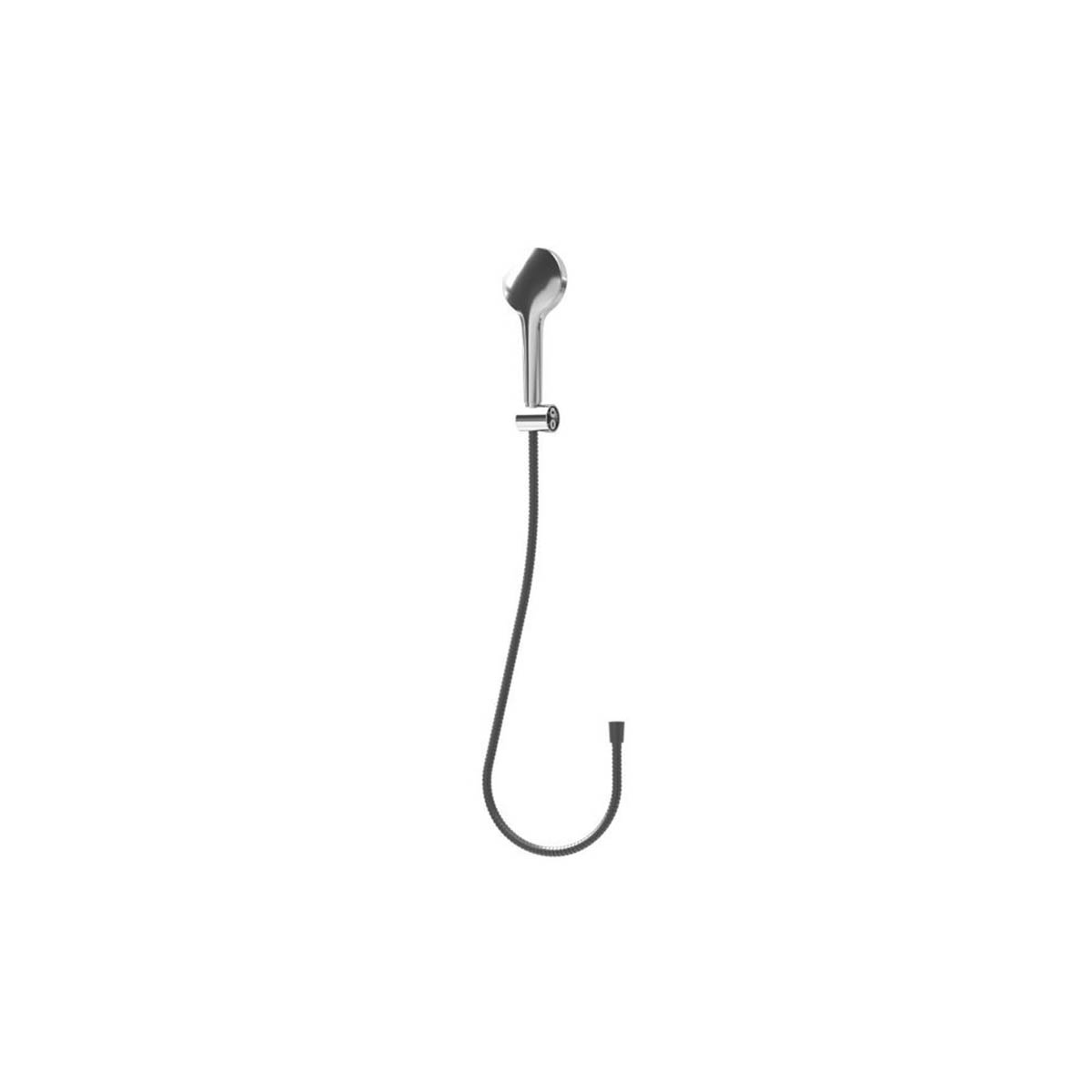 Swirl Thermostatic Mixer Shower Kit Exposed Chrome Single Spray Pattern Modern - Image 3