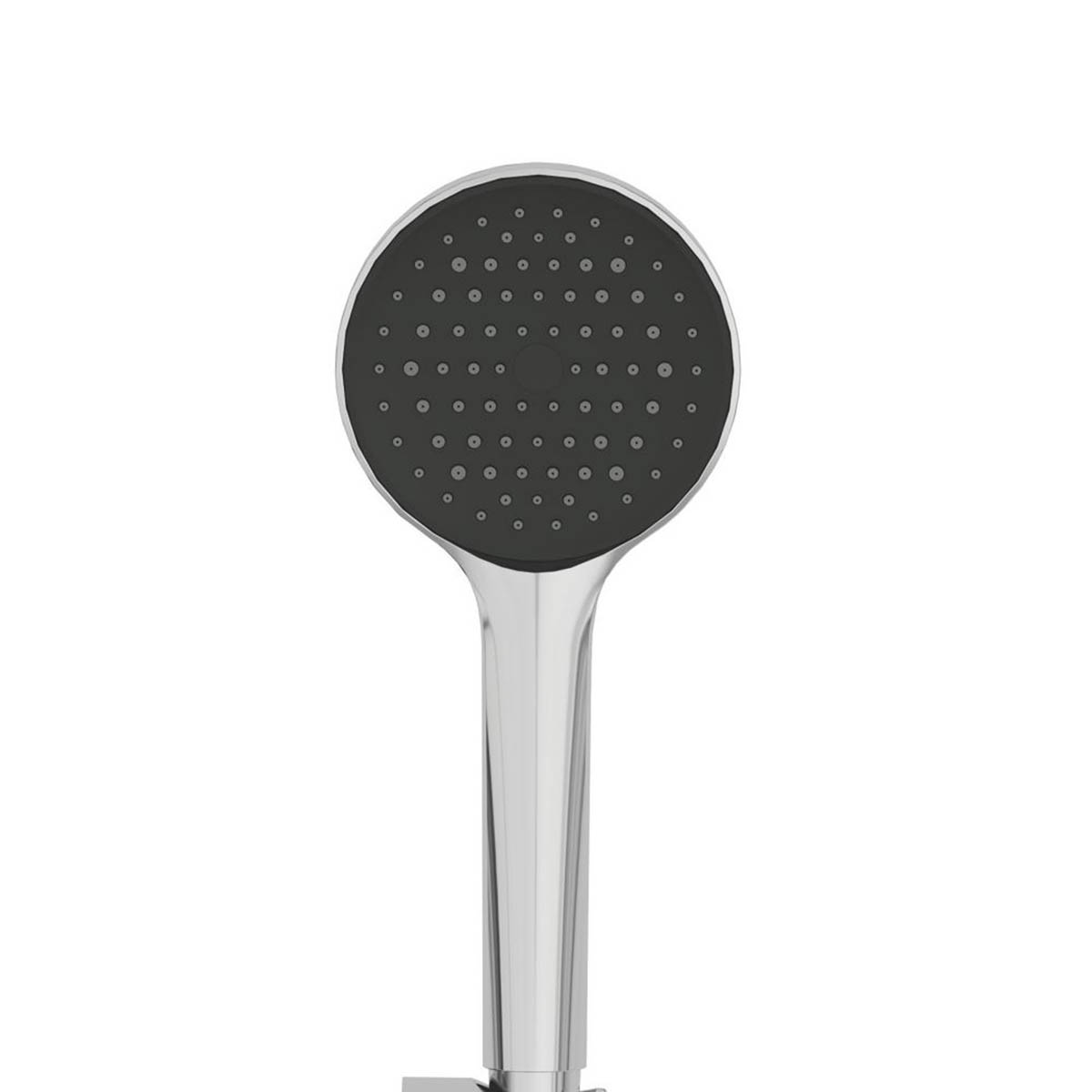 Swirl Thermostatic Mixer Shower Kit Exposed Chrome Single Spray Pattern Modern - Image 5