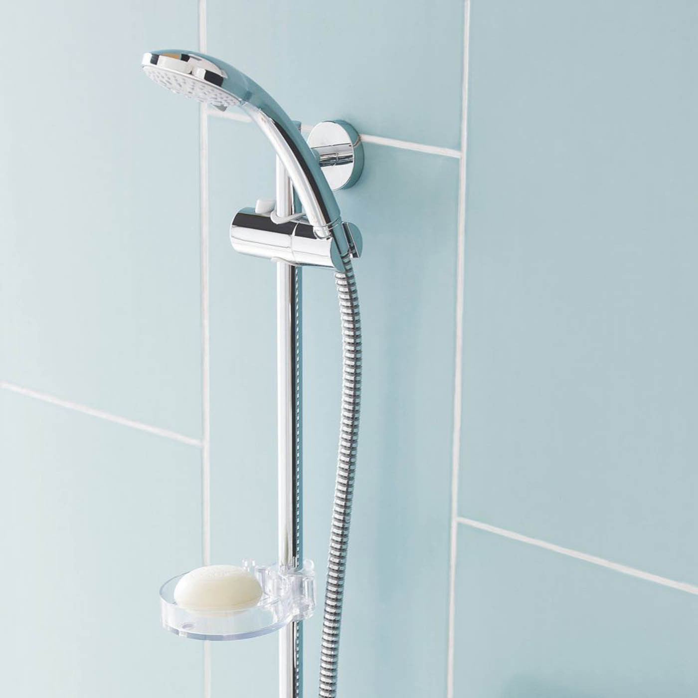 Ideal Standard Mixer Shower Kit Idealrain S3 Contemporary Chrome Round Head - Image 2