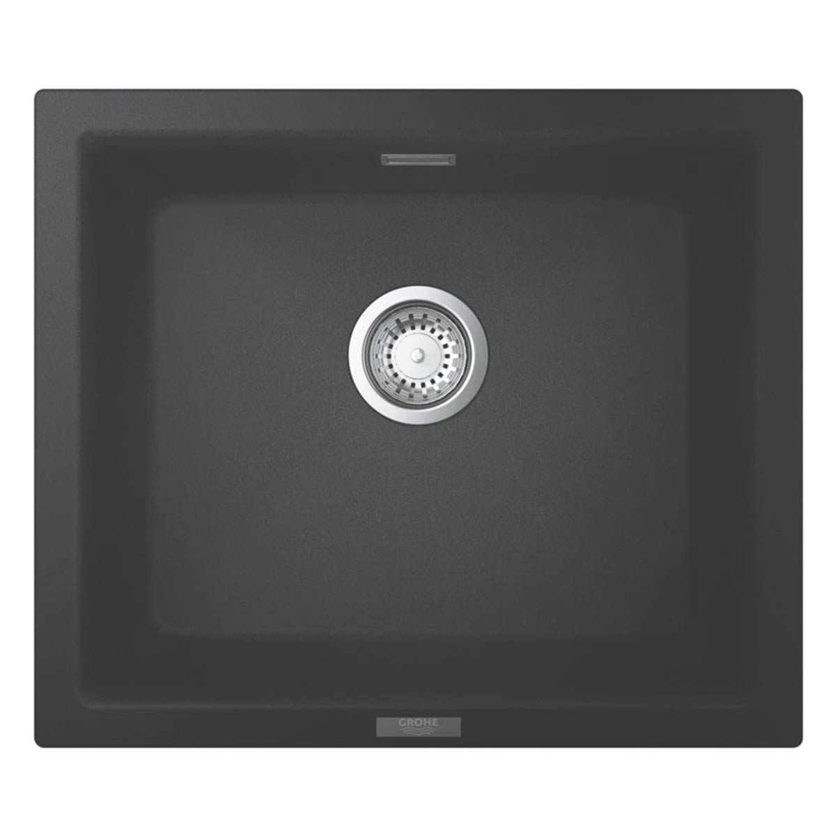 Grohe Kitchen Sink Matt Black 1 Bowl Under Mount Granite Composite 533 x 457mm - Image 2