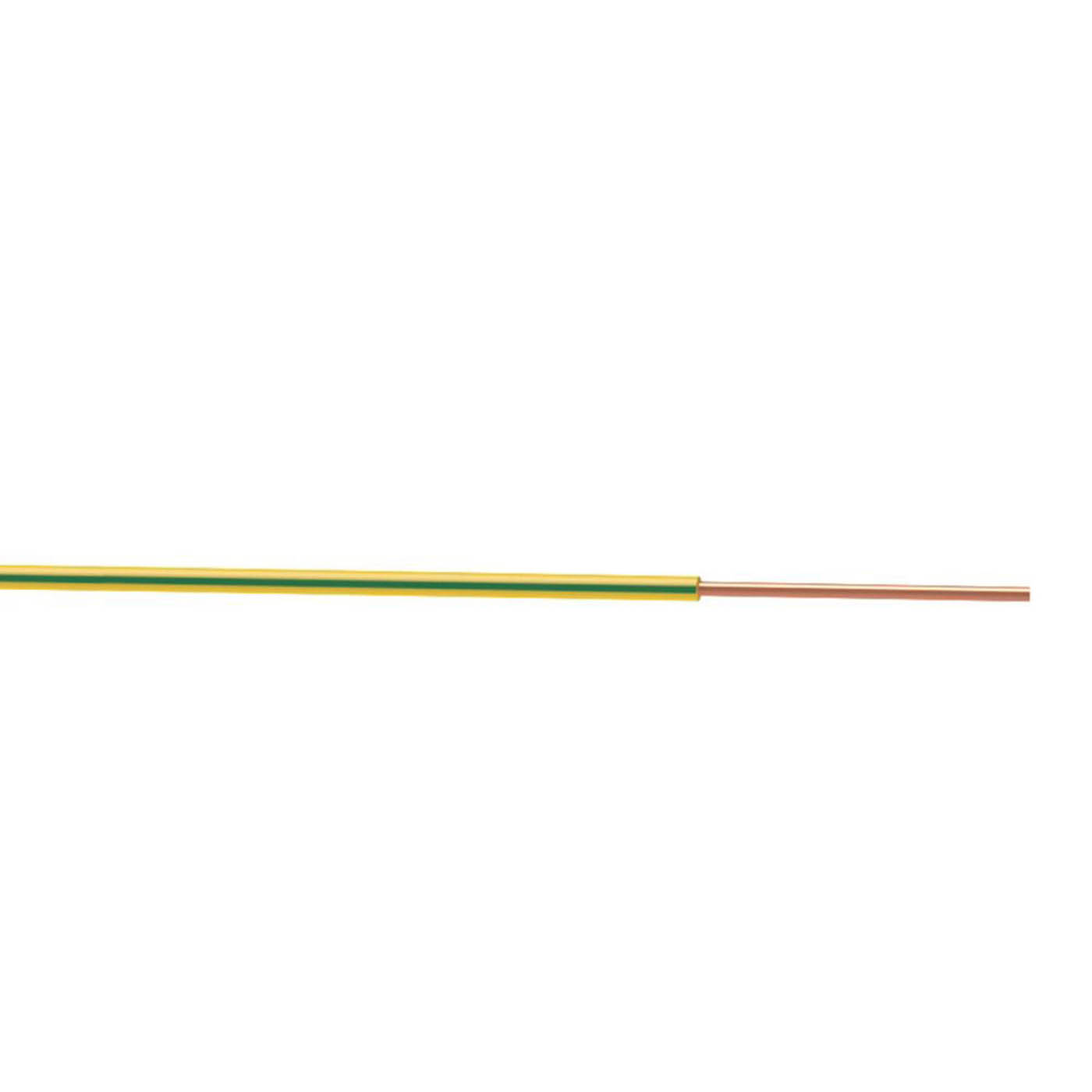 Time Conduit Cable 6491X Green Yellow 1 Core 4mm² Round Indoor 4.2mm Drum 50m - Image 2